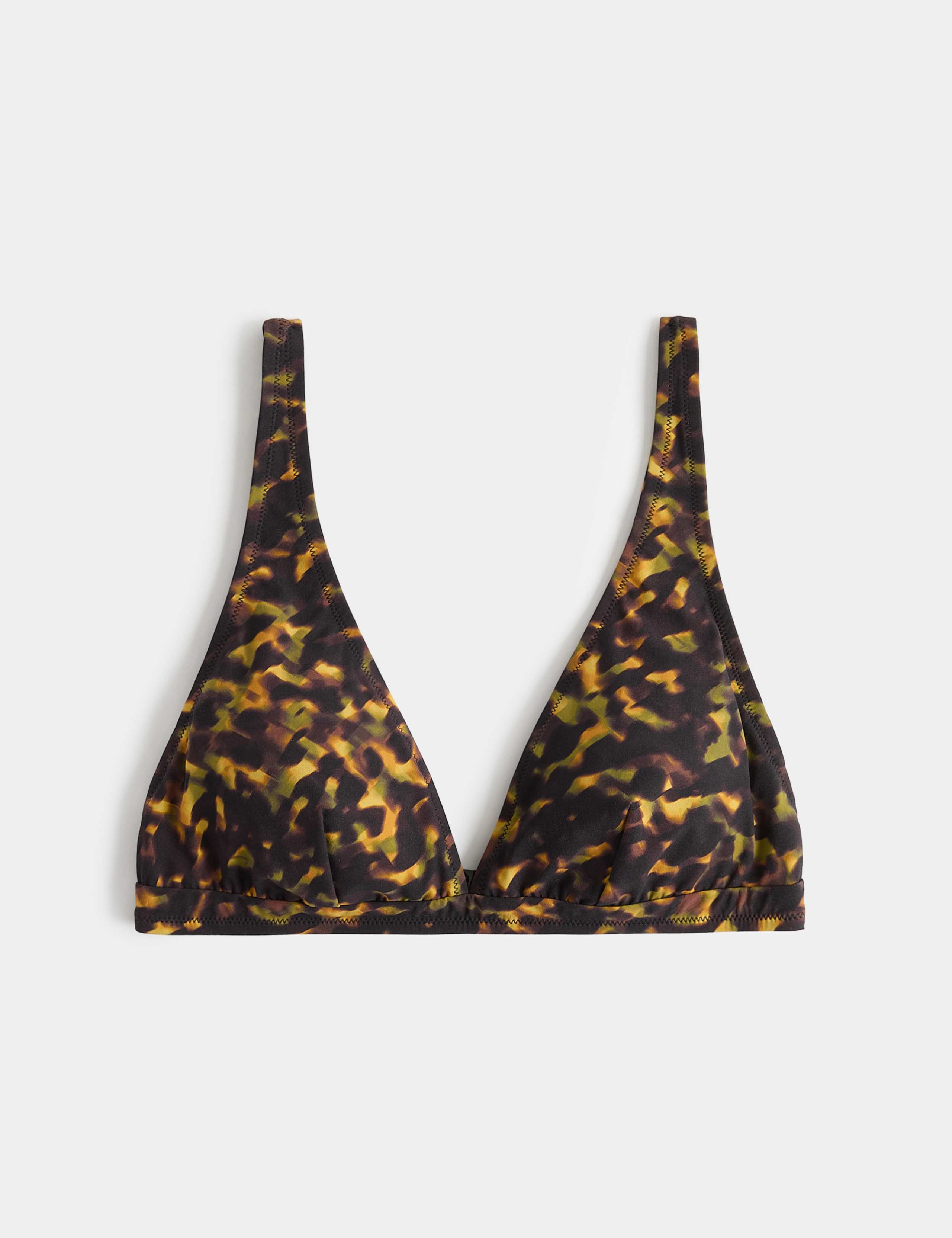 Printed Padded Triangle Bikini Top 2 of 5