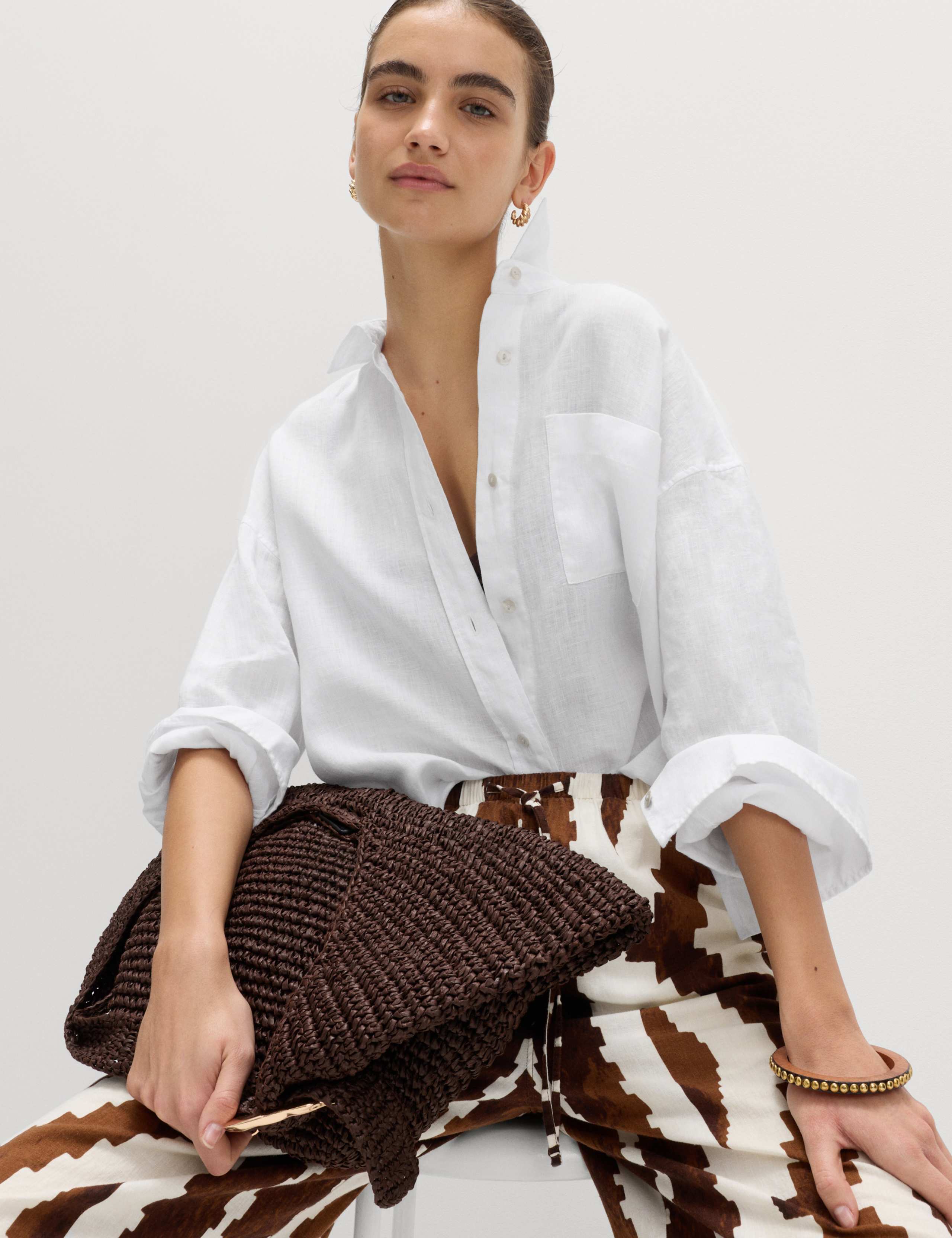 Pure Linen Relaxed Shirt 4 of 6