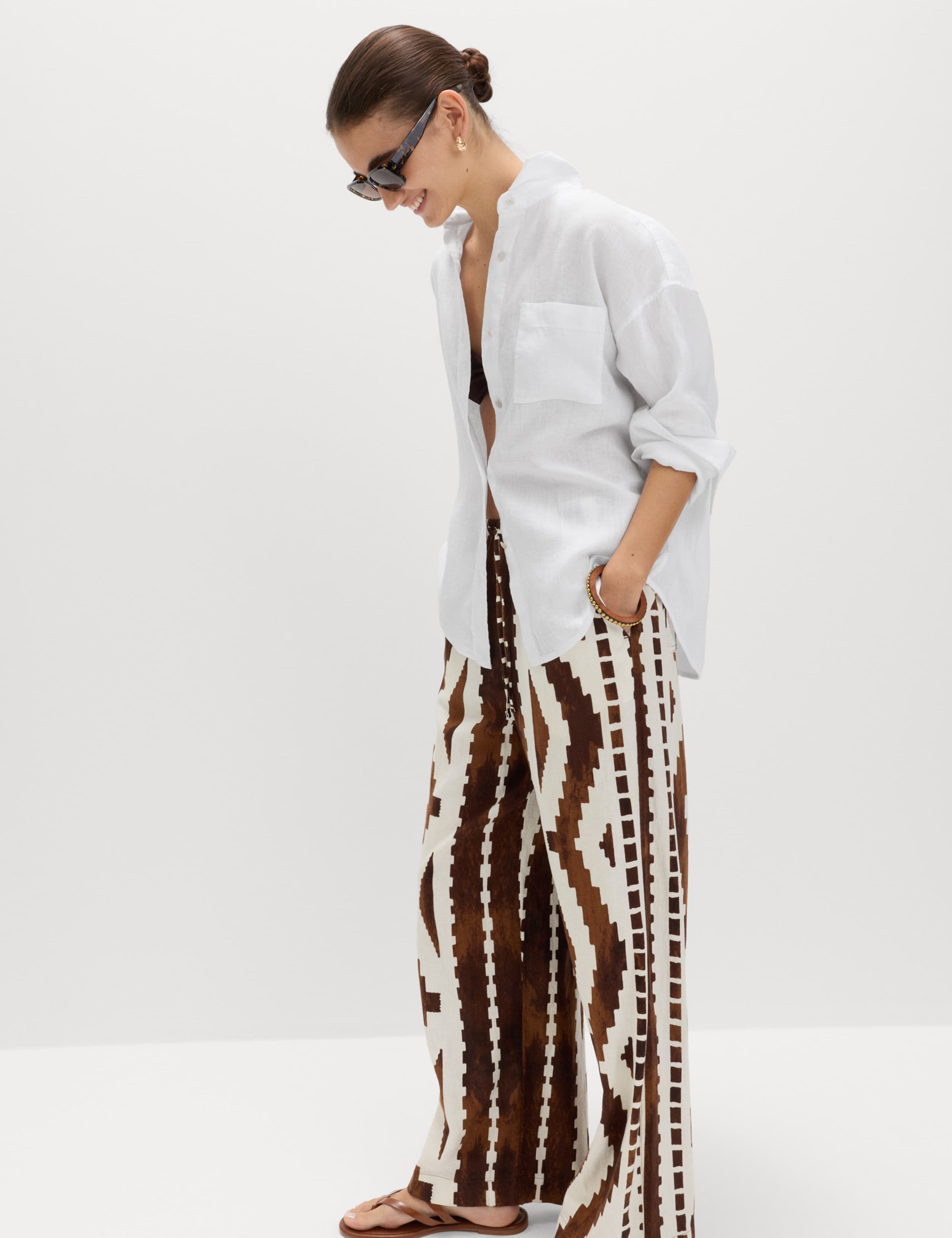 Pure Linen Relaxed Shirt 5 of 6