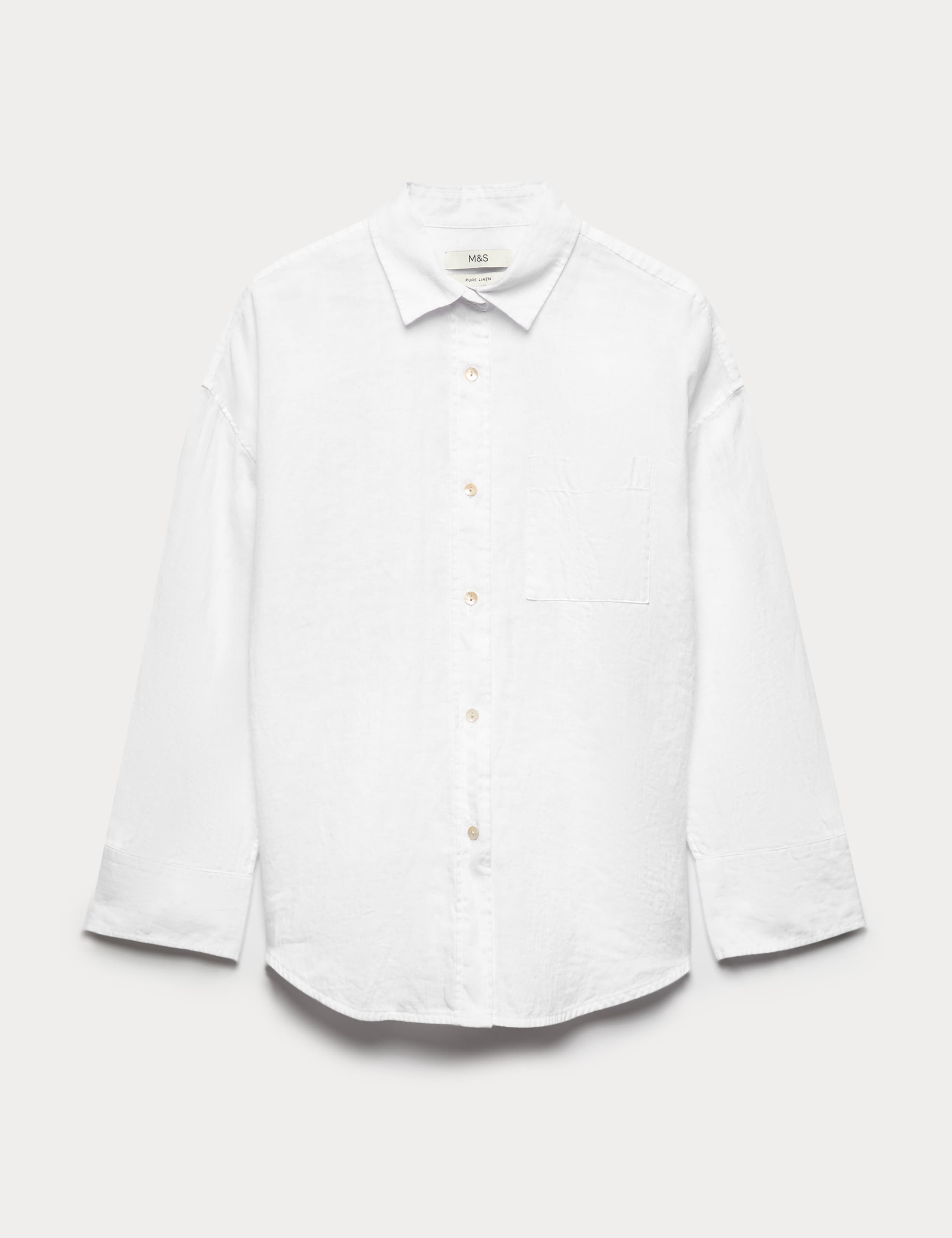 Pure Linen Relaxed Shirt 2 of 6