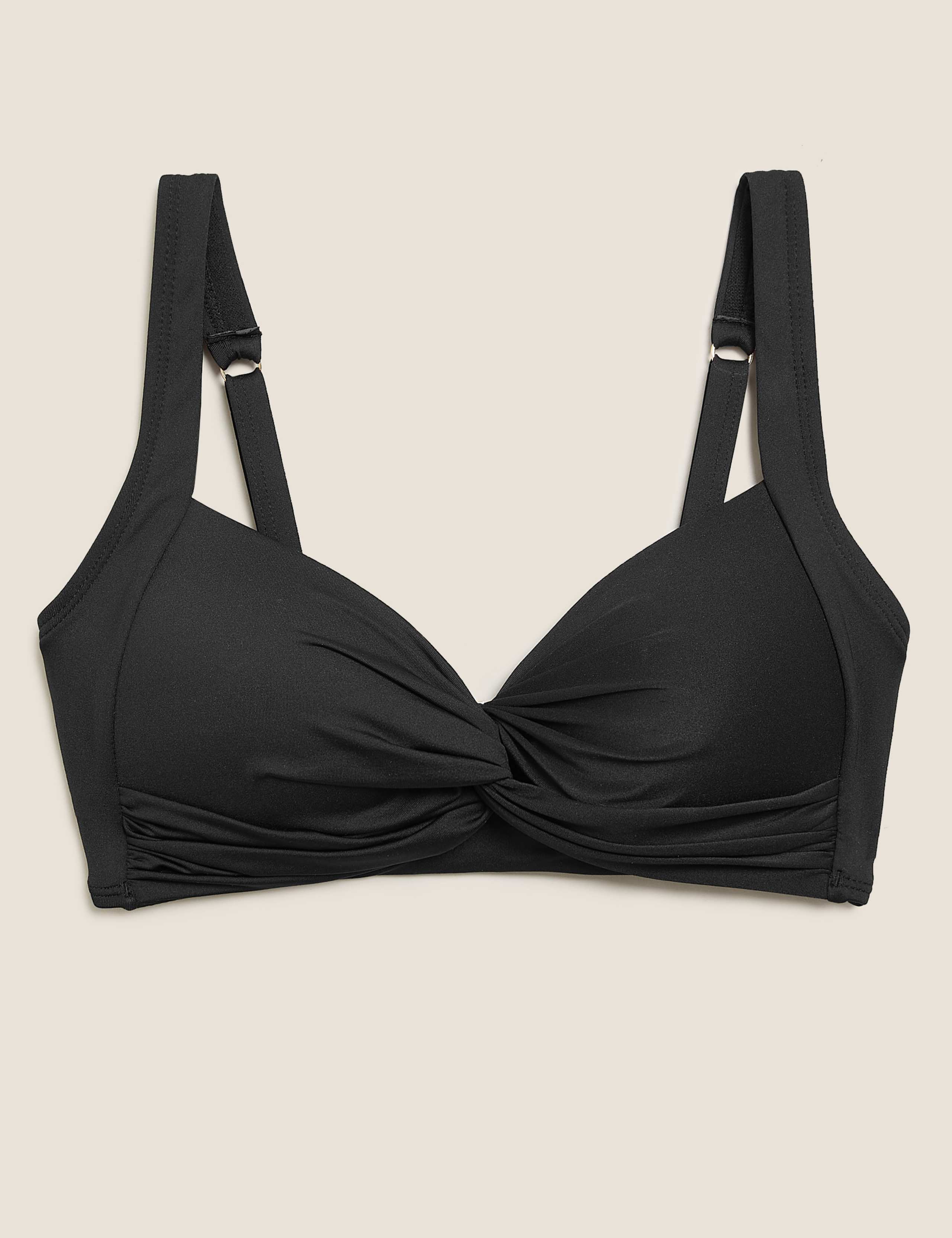 Padded Twist Front Plunge Bikini Top 2 of 5