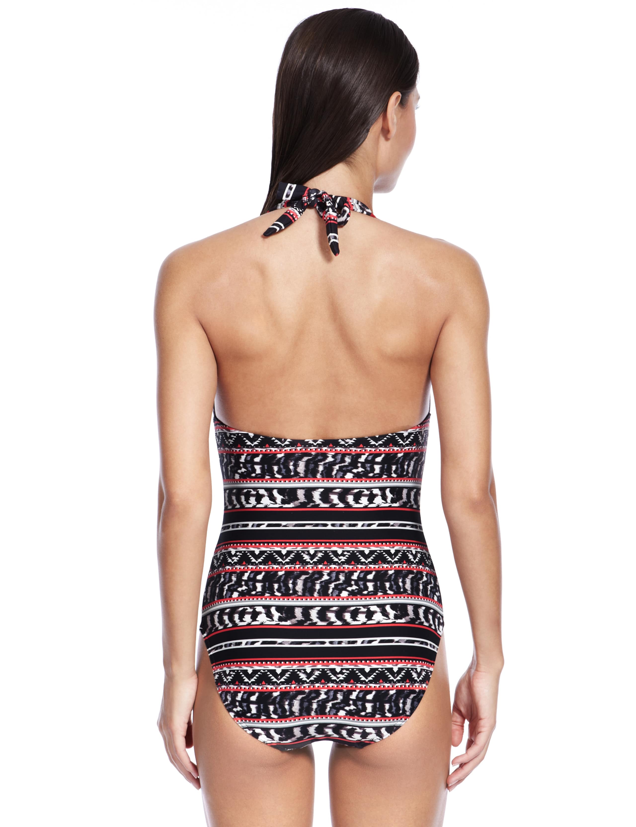 Tummy Control Halterneck Animal Print Swimsuit 5 of 5