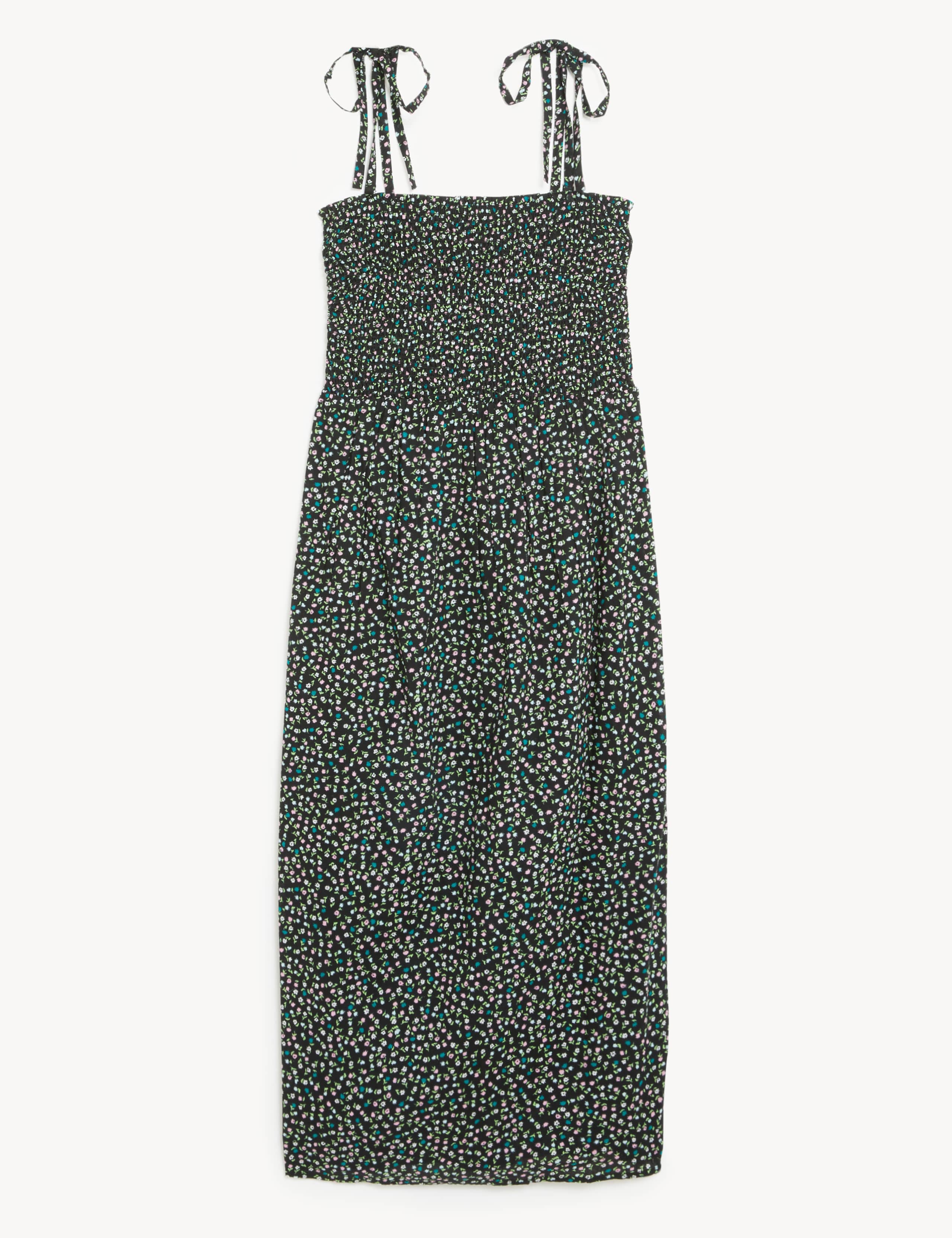 Pure Cotton Printed Midi Beach Dress 2 of 5
