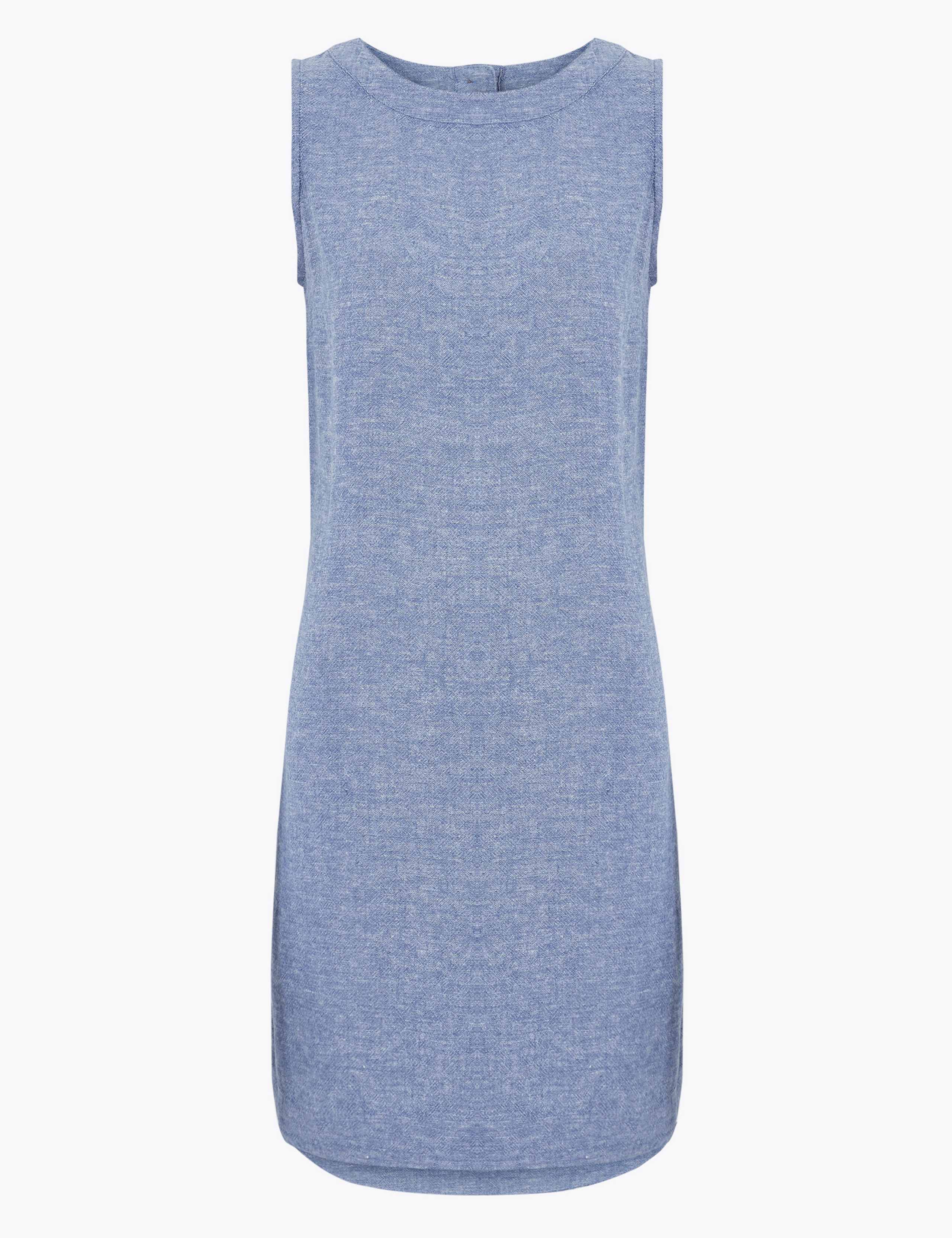 Linen Mini Shift Dress 1 of 1