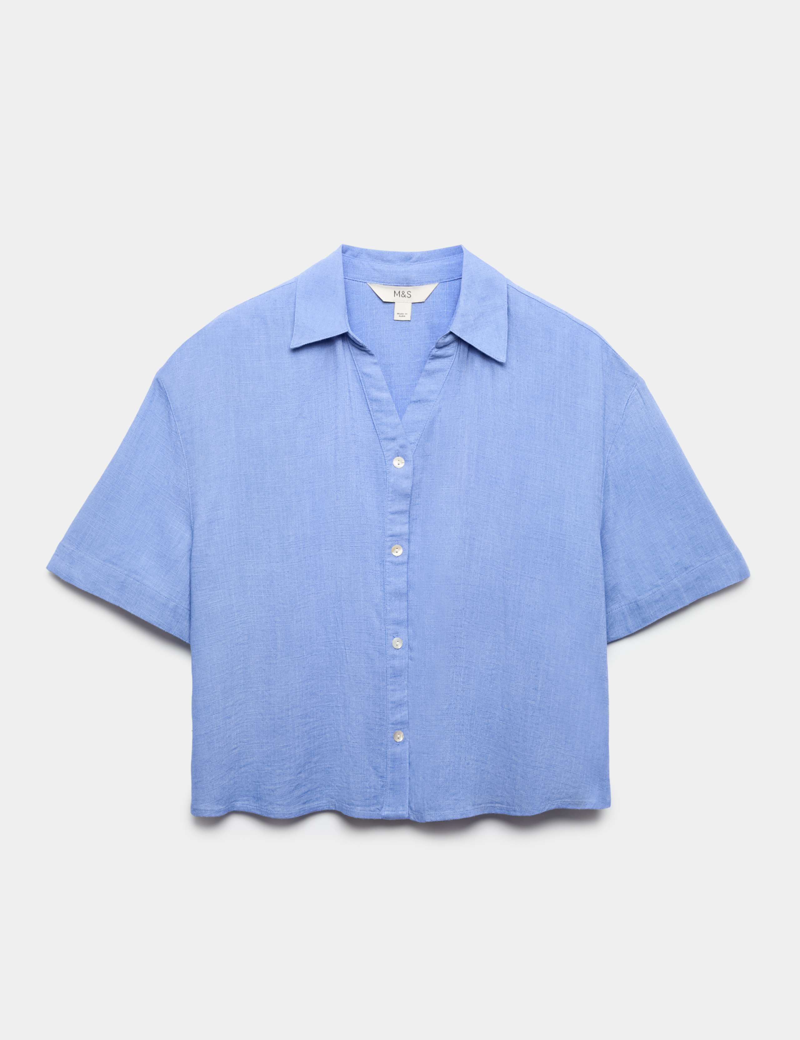 Oversized Shirt with Linen 2 of 4