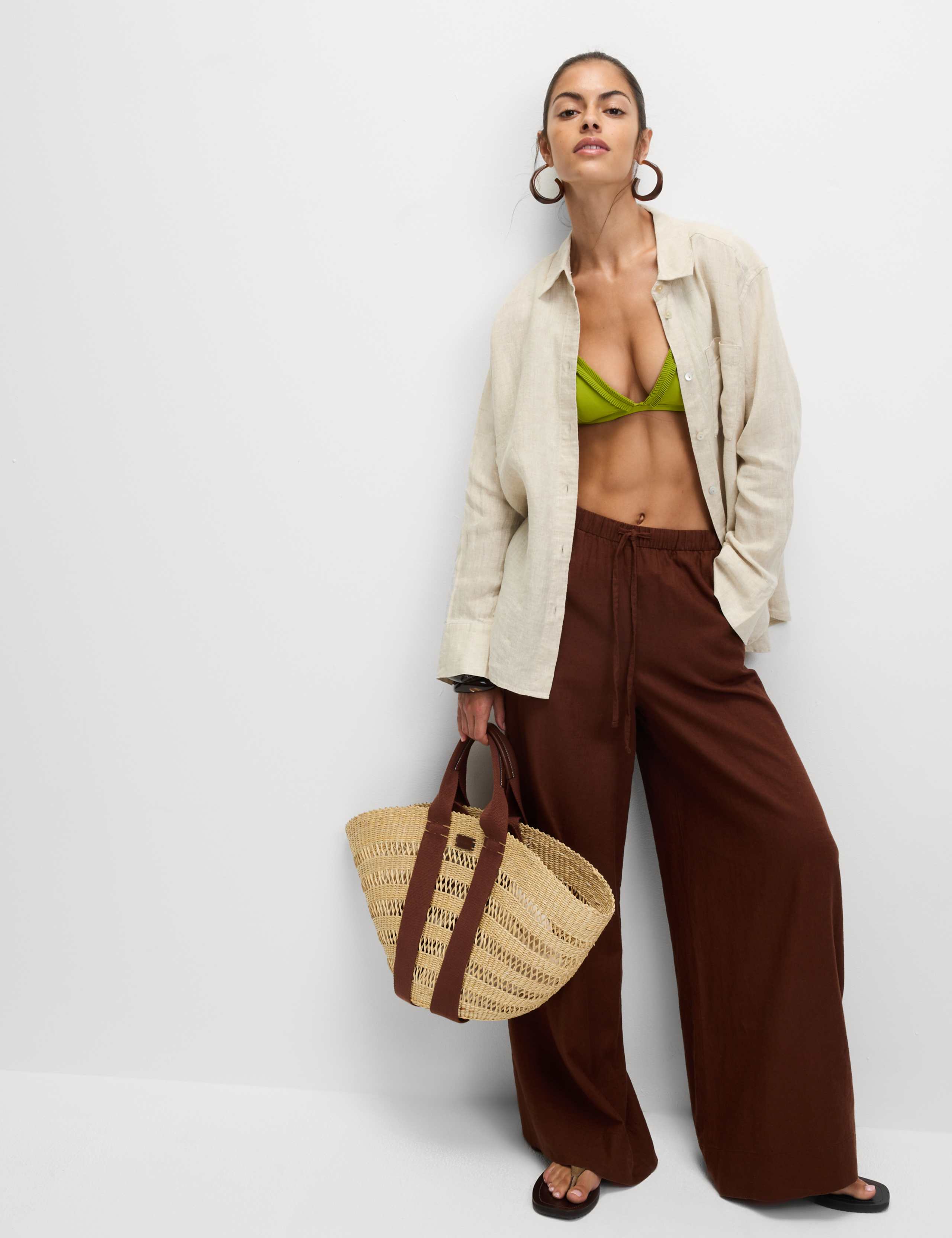Pure Linen Relaxed Shirt 3 of 6