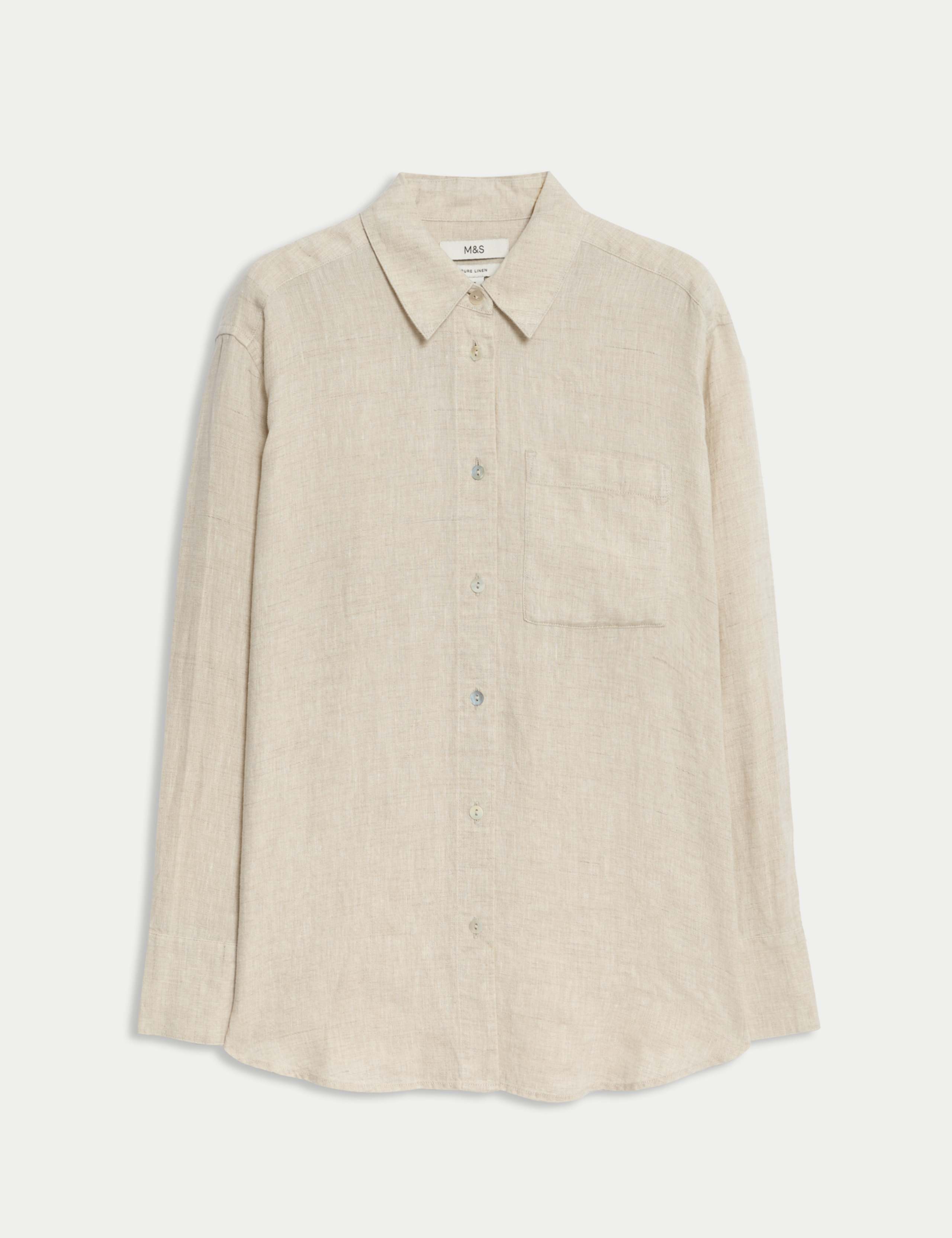Pure Linen Relaxed Shirt 2 of 6