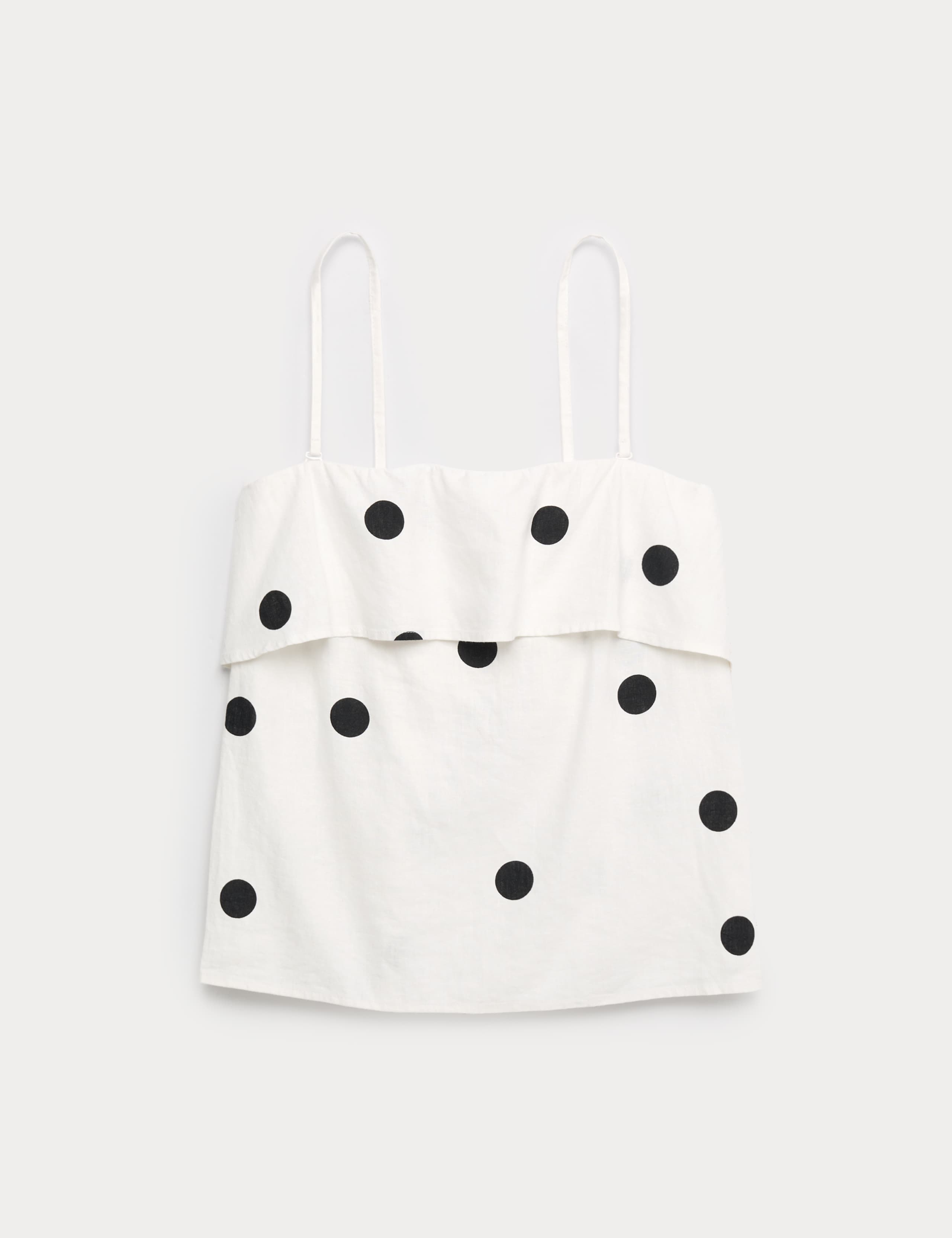 Linen Rich Printed Cami Top 1 of 1