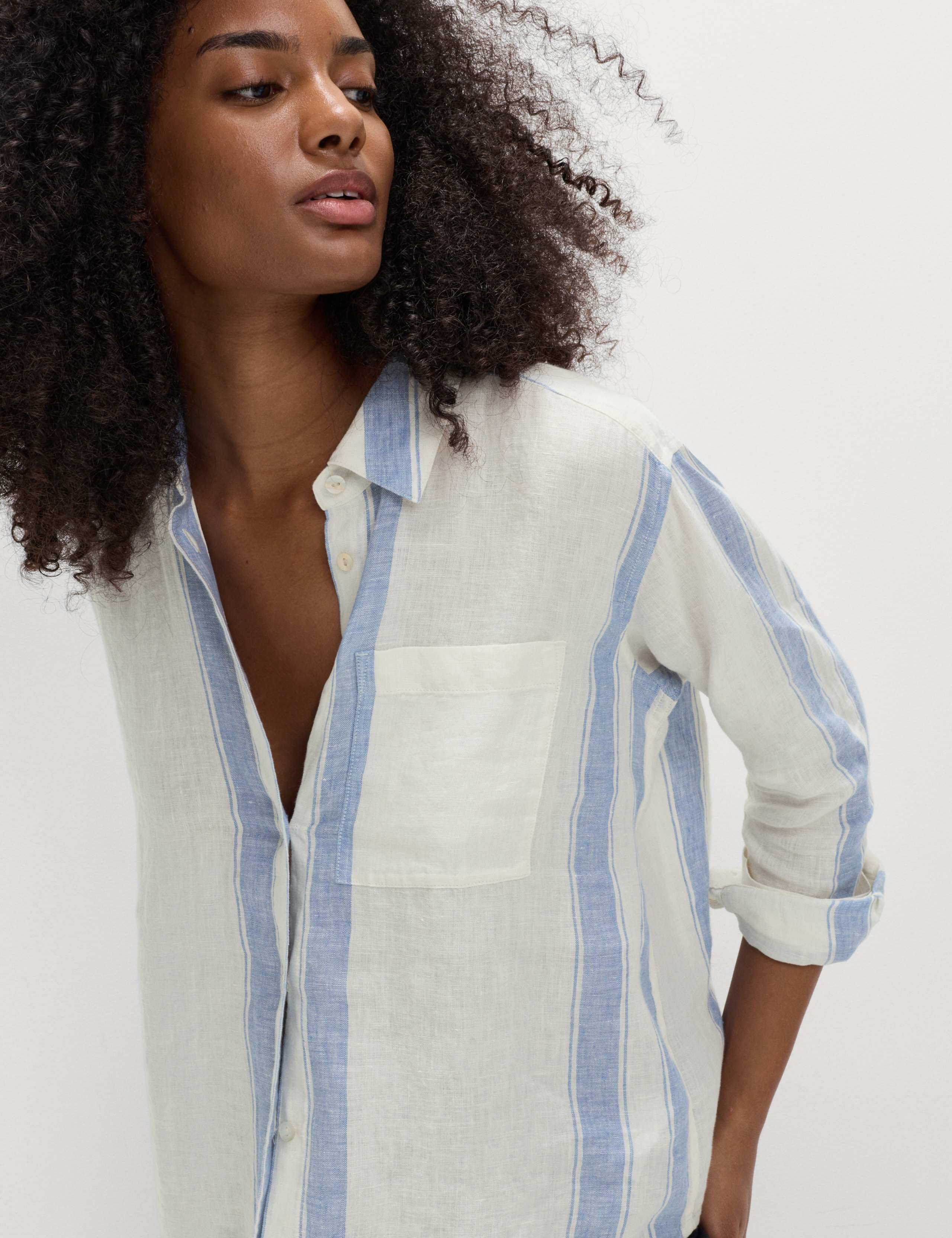 Pure Linen Striped Shirt 5 of 5