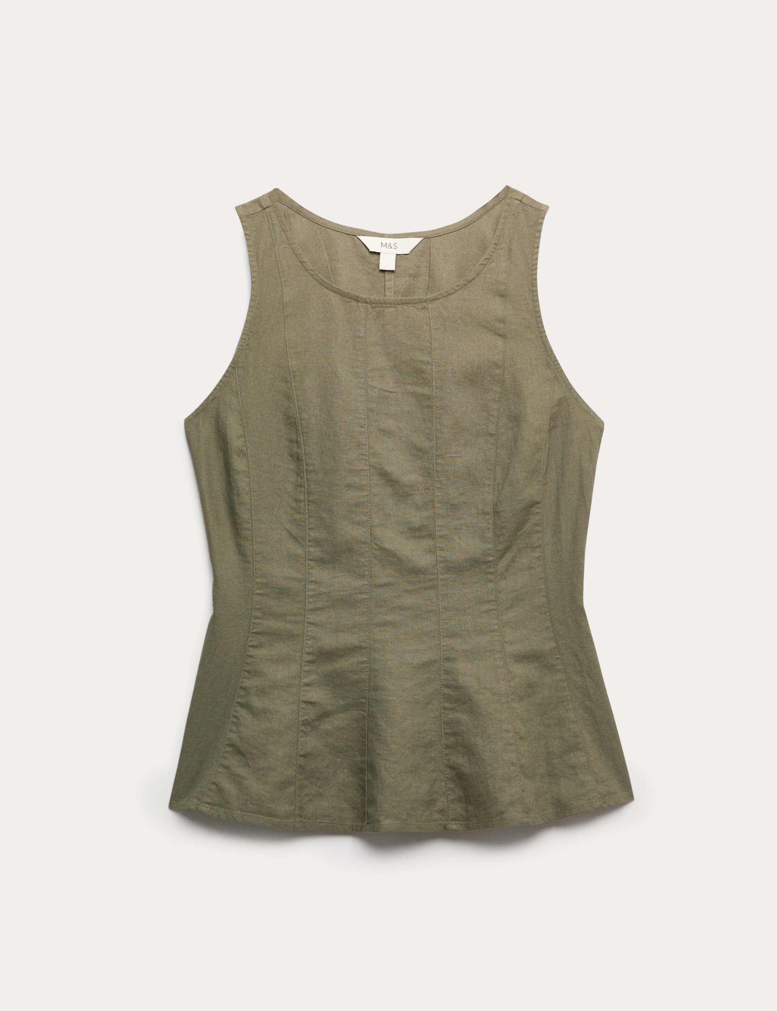 Linen Rich Vest Top 1 of 1
