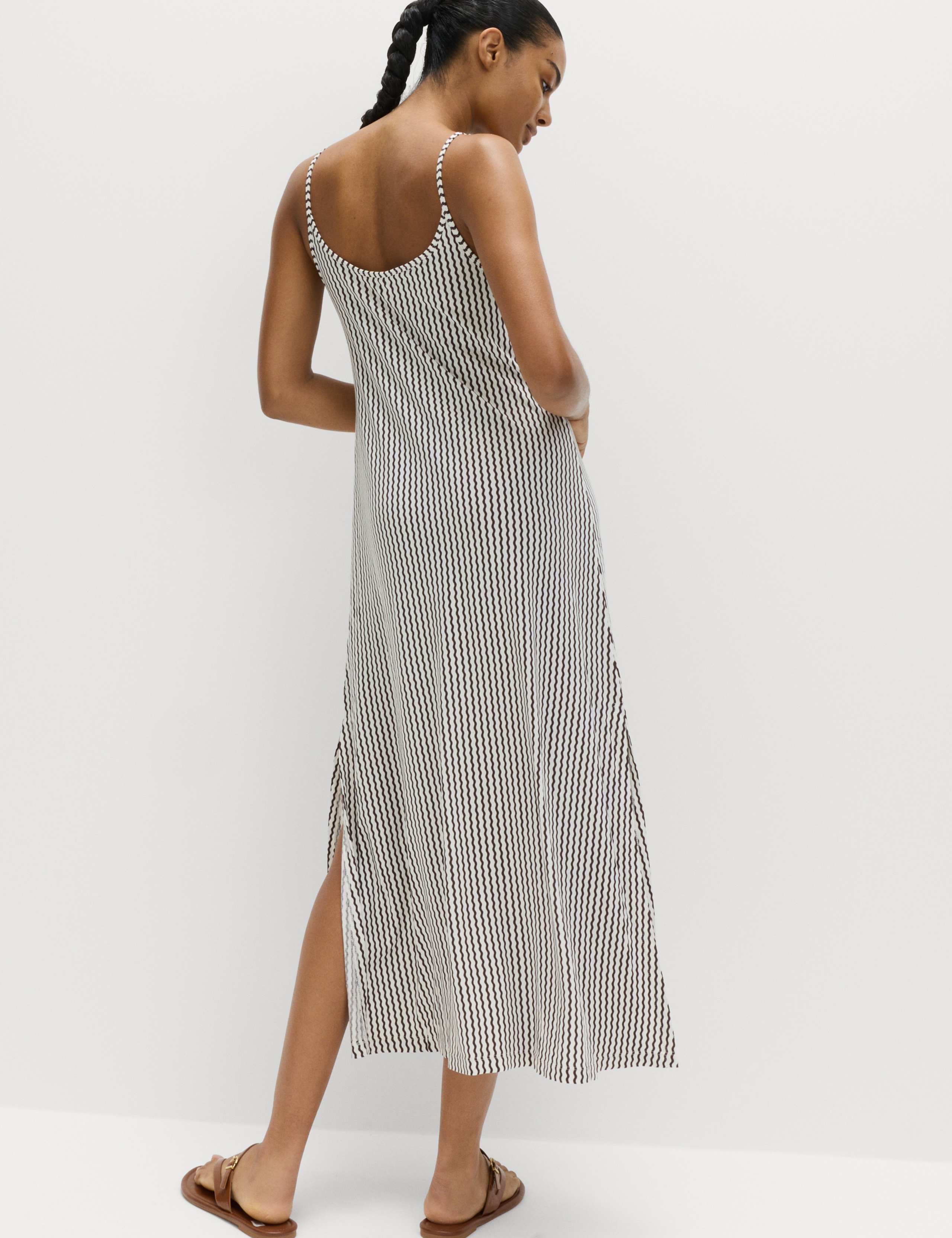 Printed Jersey Midaxi Beach Dress 4 of 6