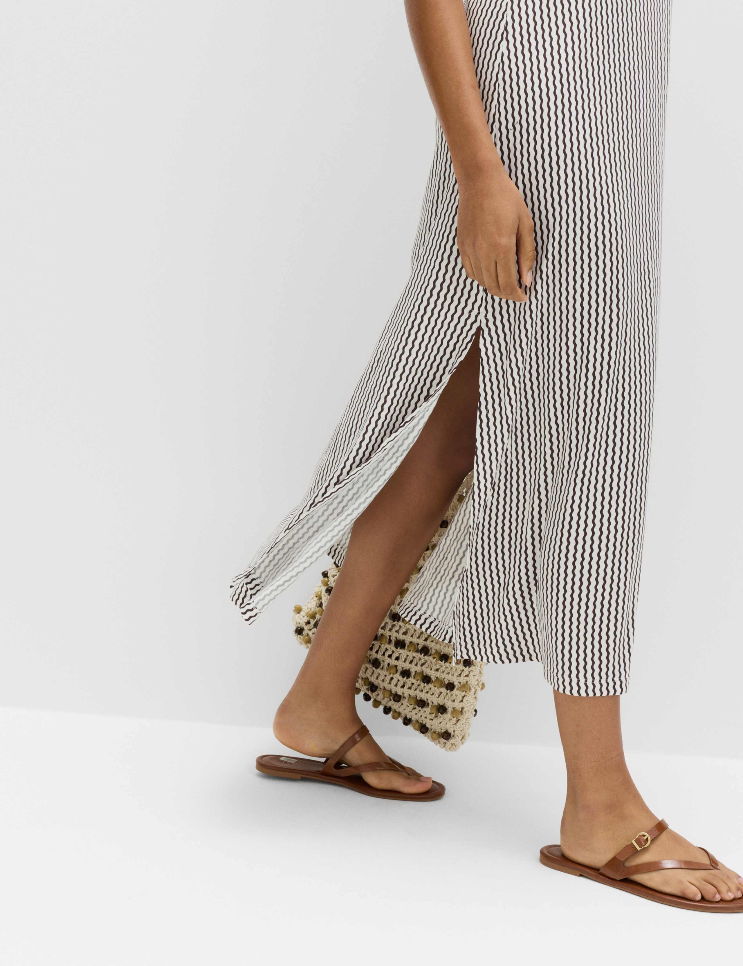 Printed Jersey Midaxi Beach Dress 5 of 6