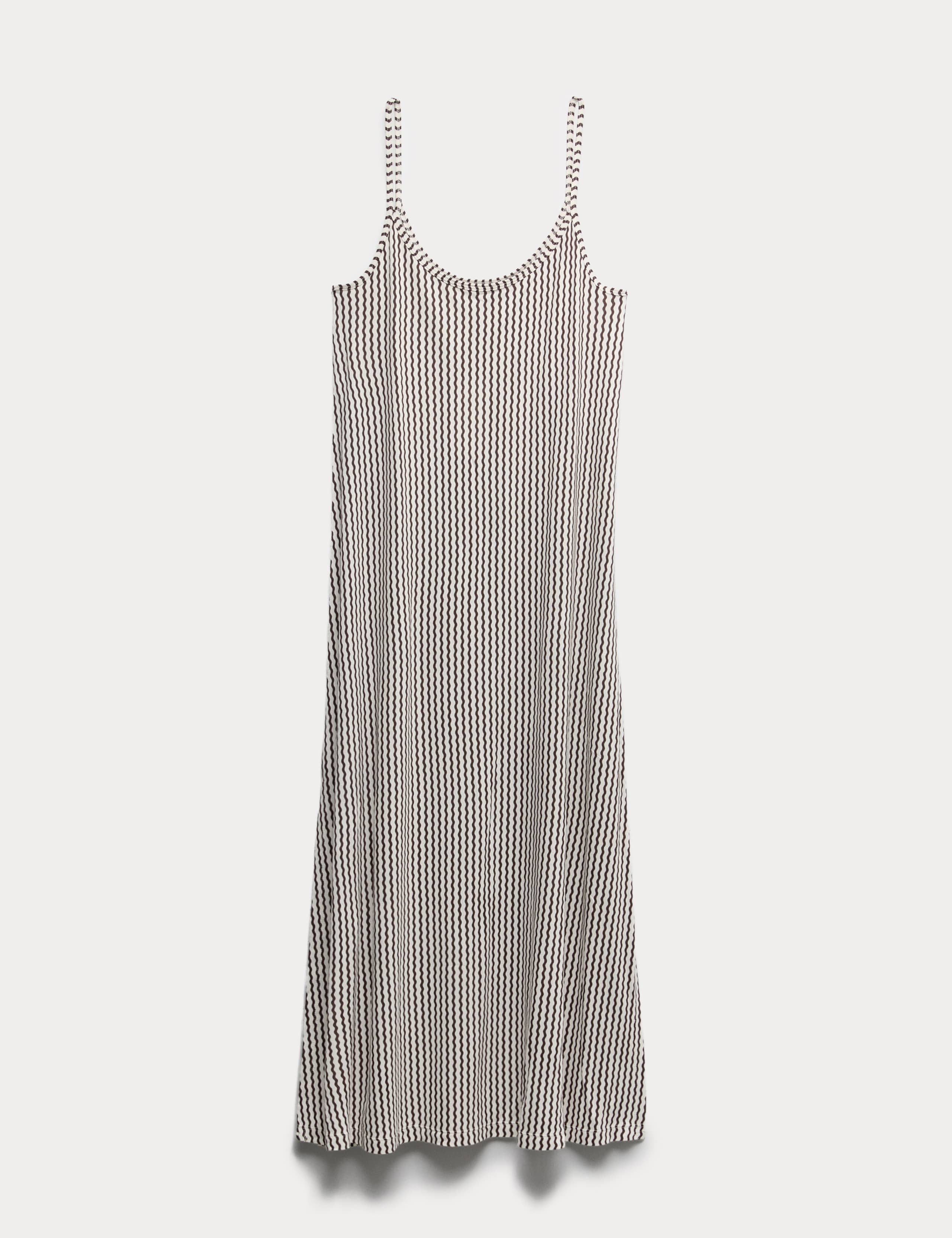 Printed Jersey Midaxi Beach Dress 2 of 6