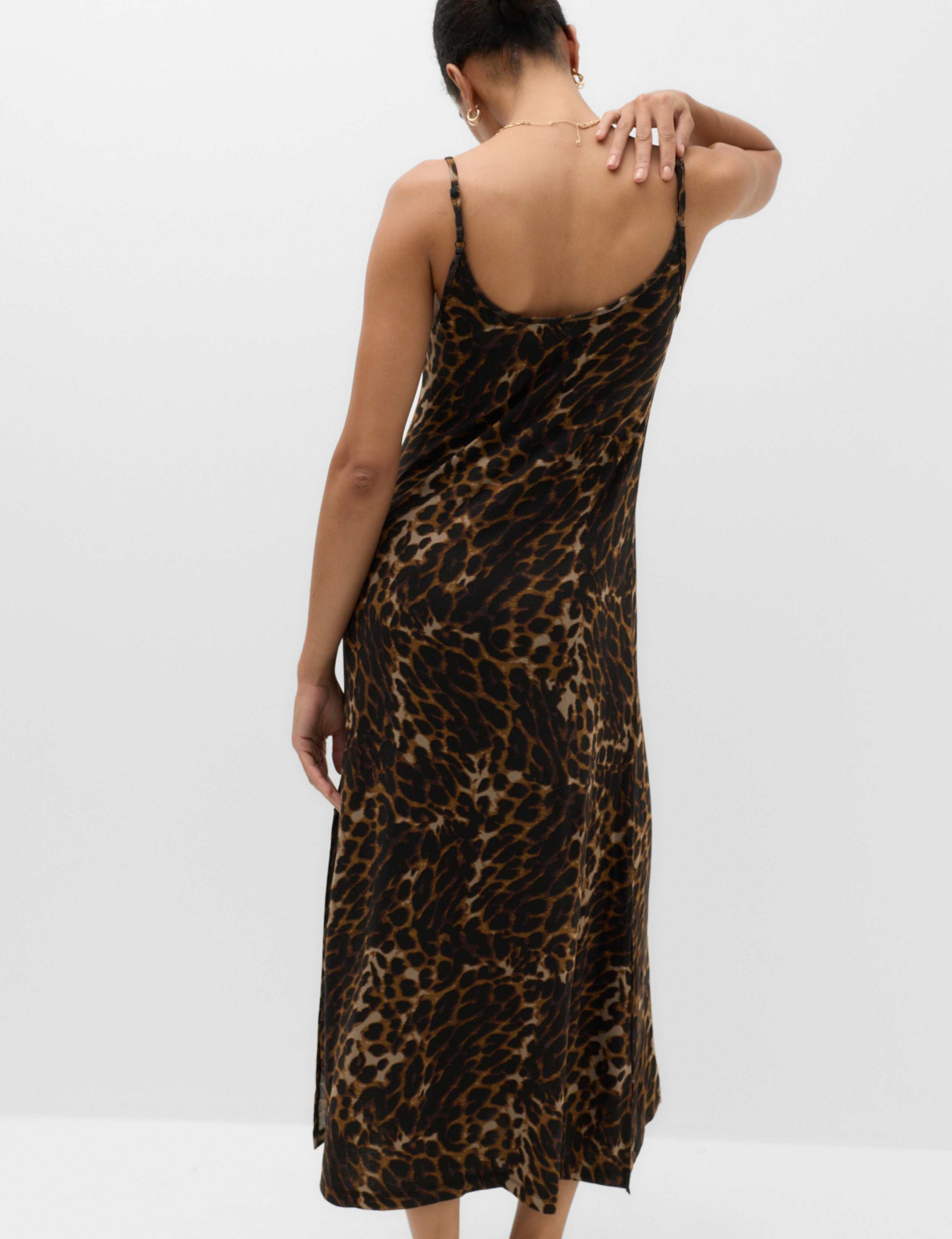 Printed Jersey Midaxi Beach Dress 4 of 6