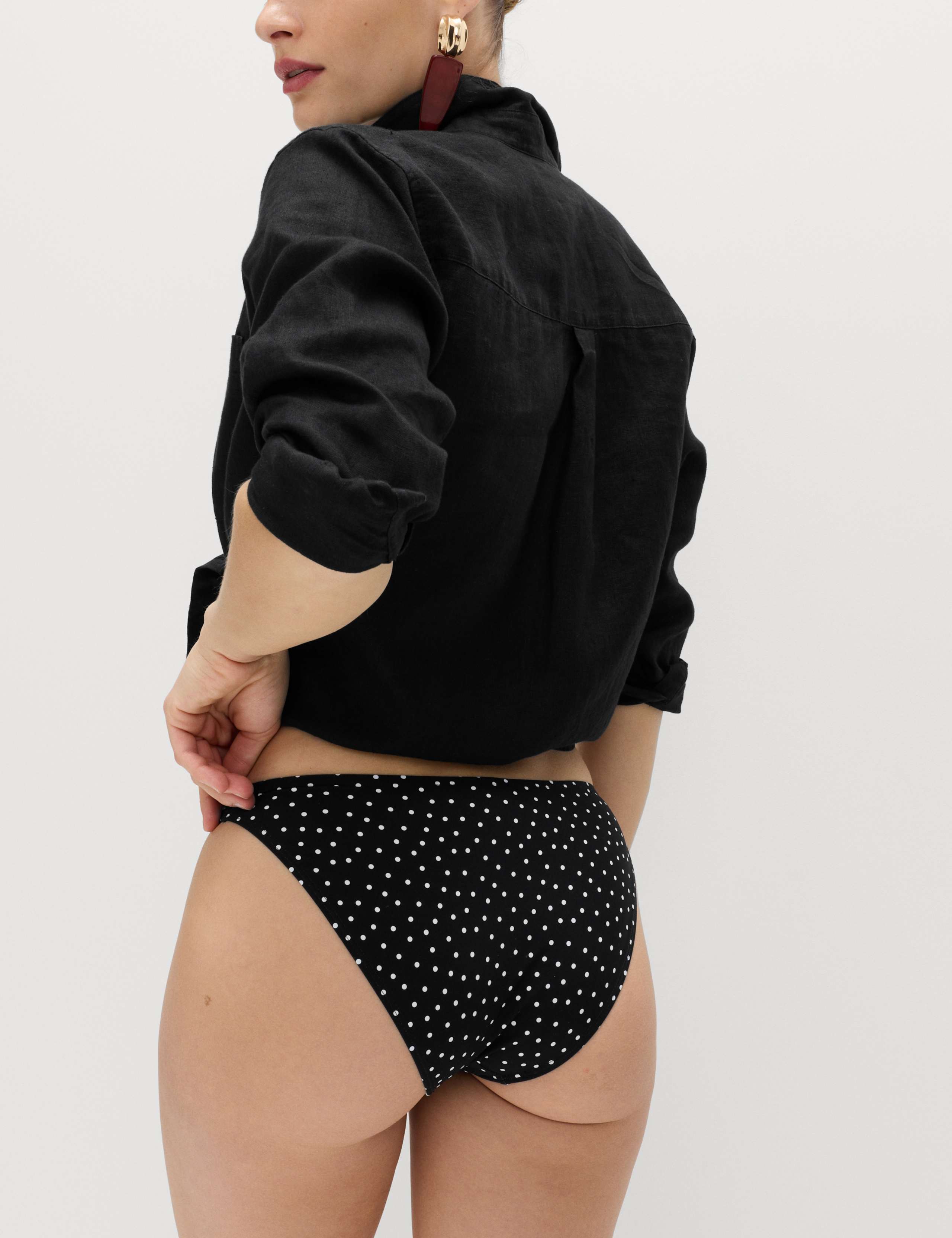 Printed High Leg Bikini Bottoms 3 of 4