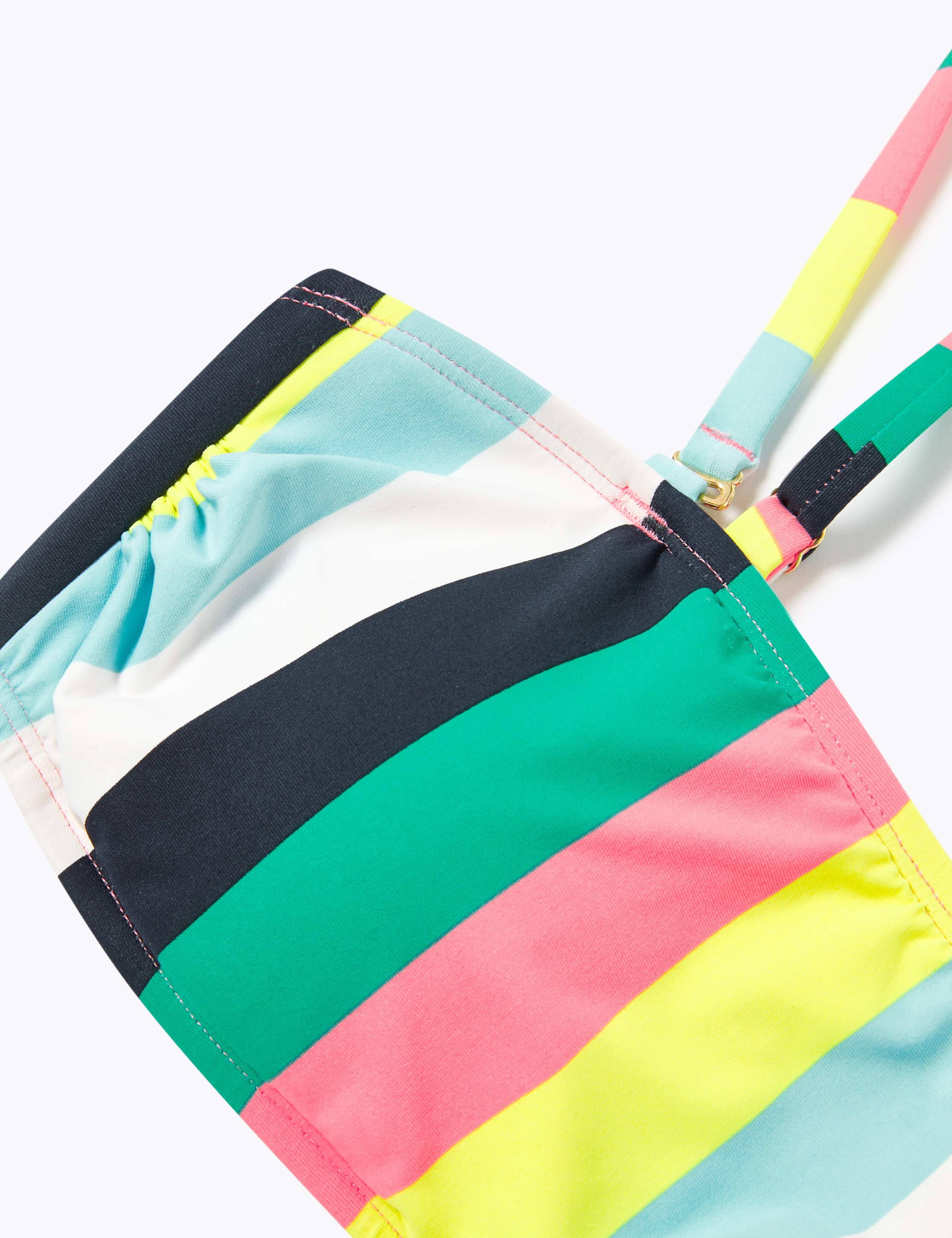 Striped Padded Bandeau Bikini Top 8 of 8