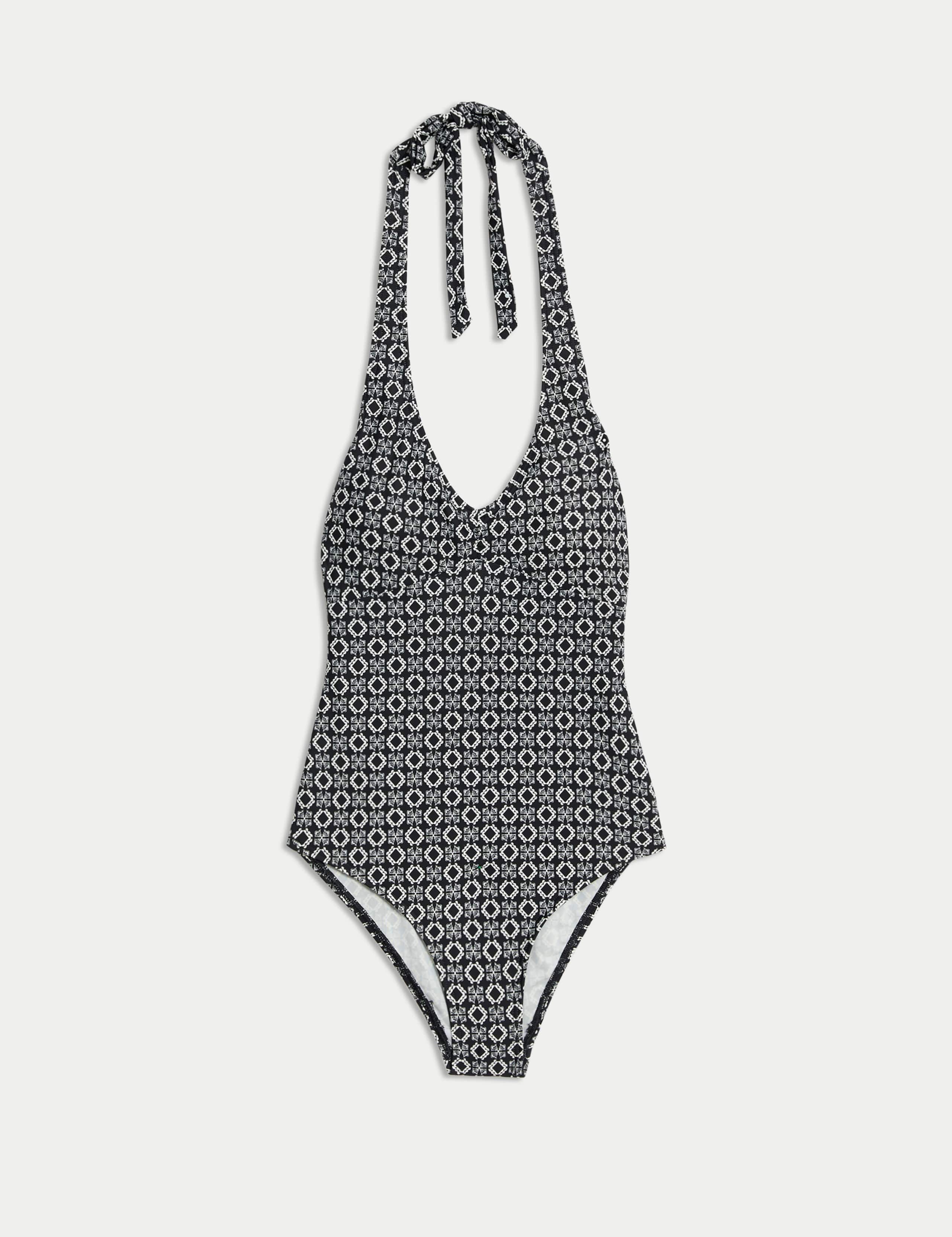 Printed Halterneck Swimsuit 2 of 5