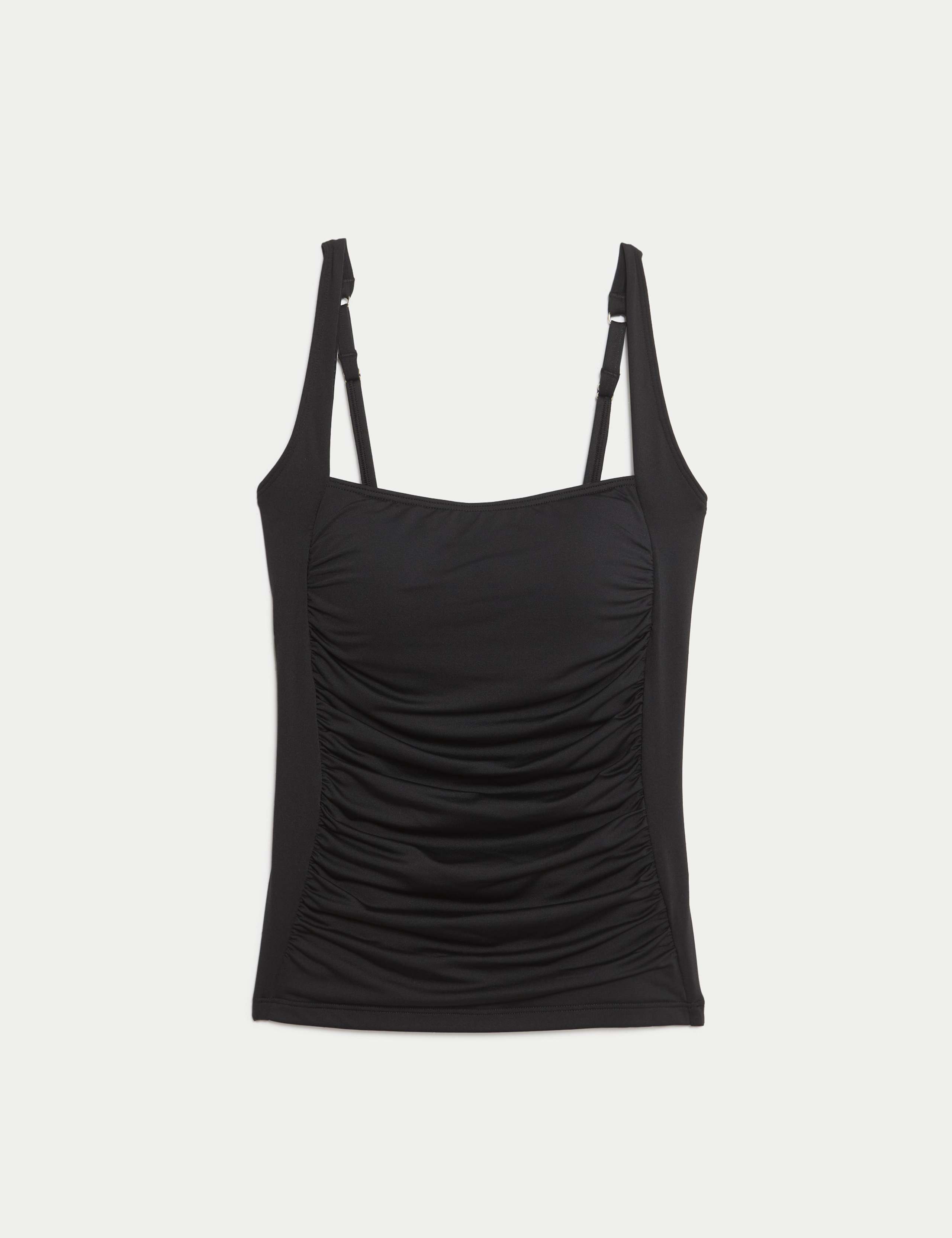 360 Tummy Control Square Neck Tankini Top 2 of 5