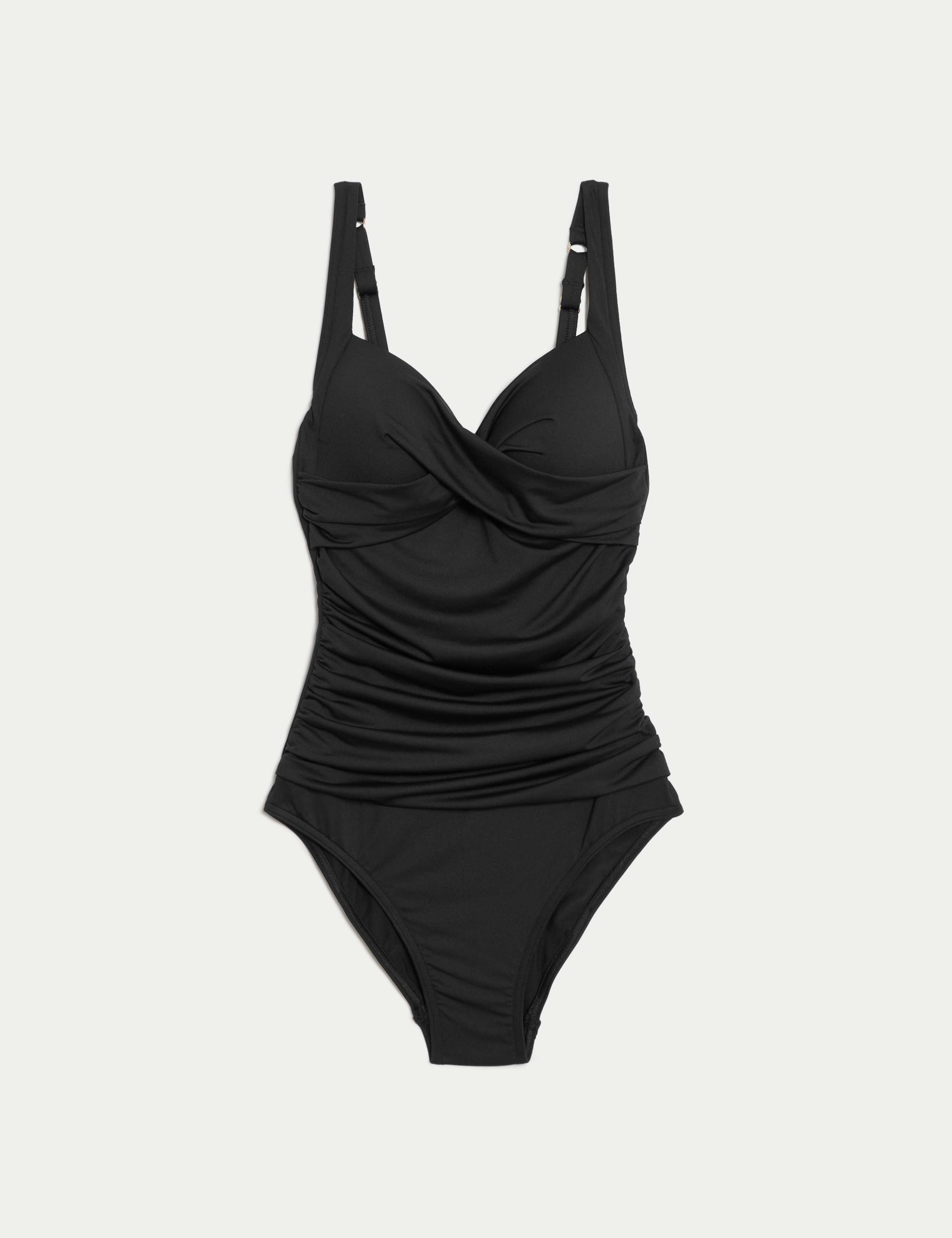 360 Tummy Control Padded Ruched Plunge Swimsuit 2 of 6