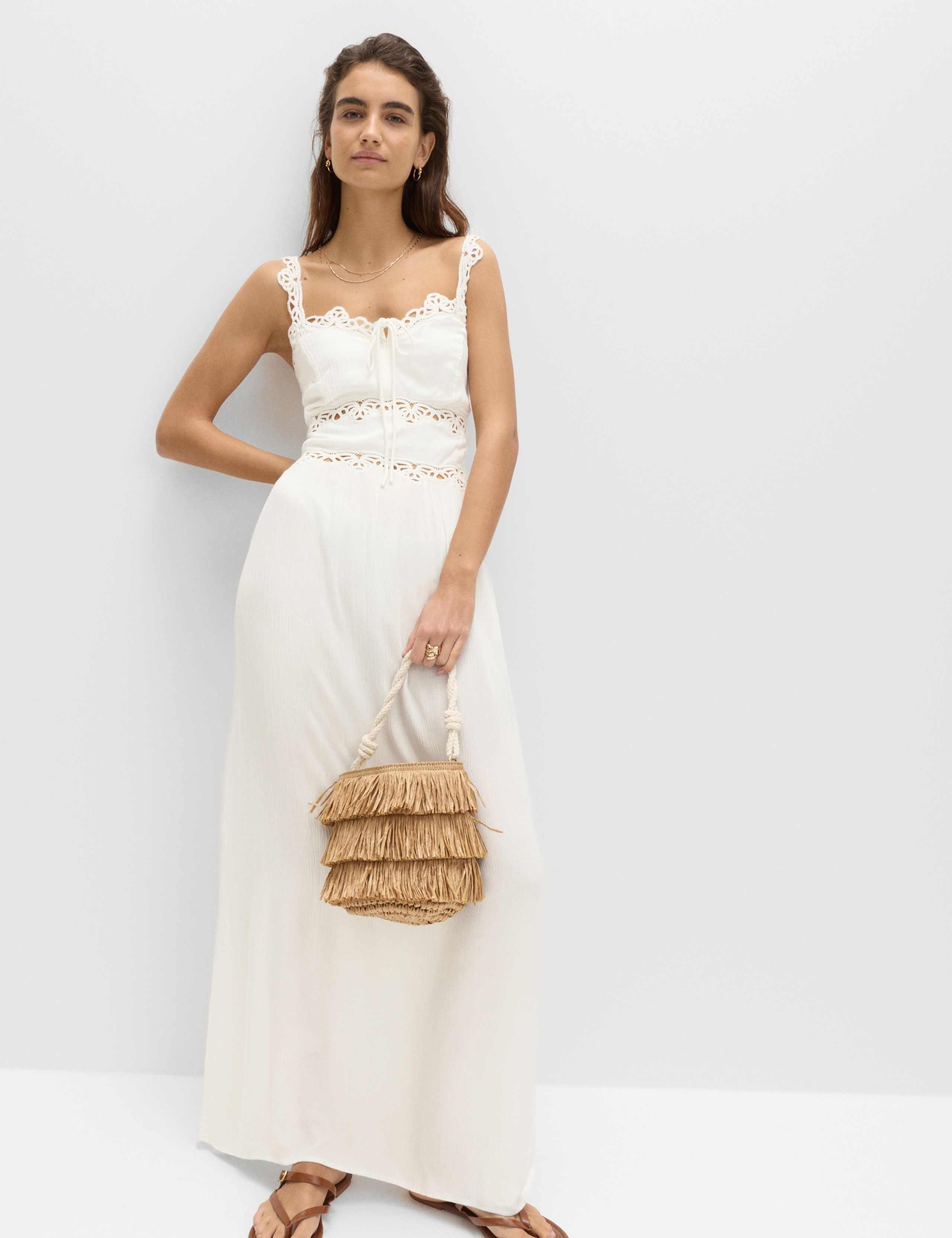 Tie Front Maxi Beach Dress 4 of 5