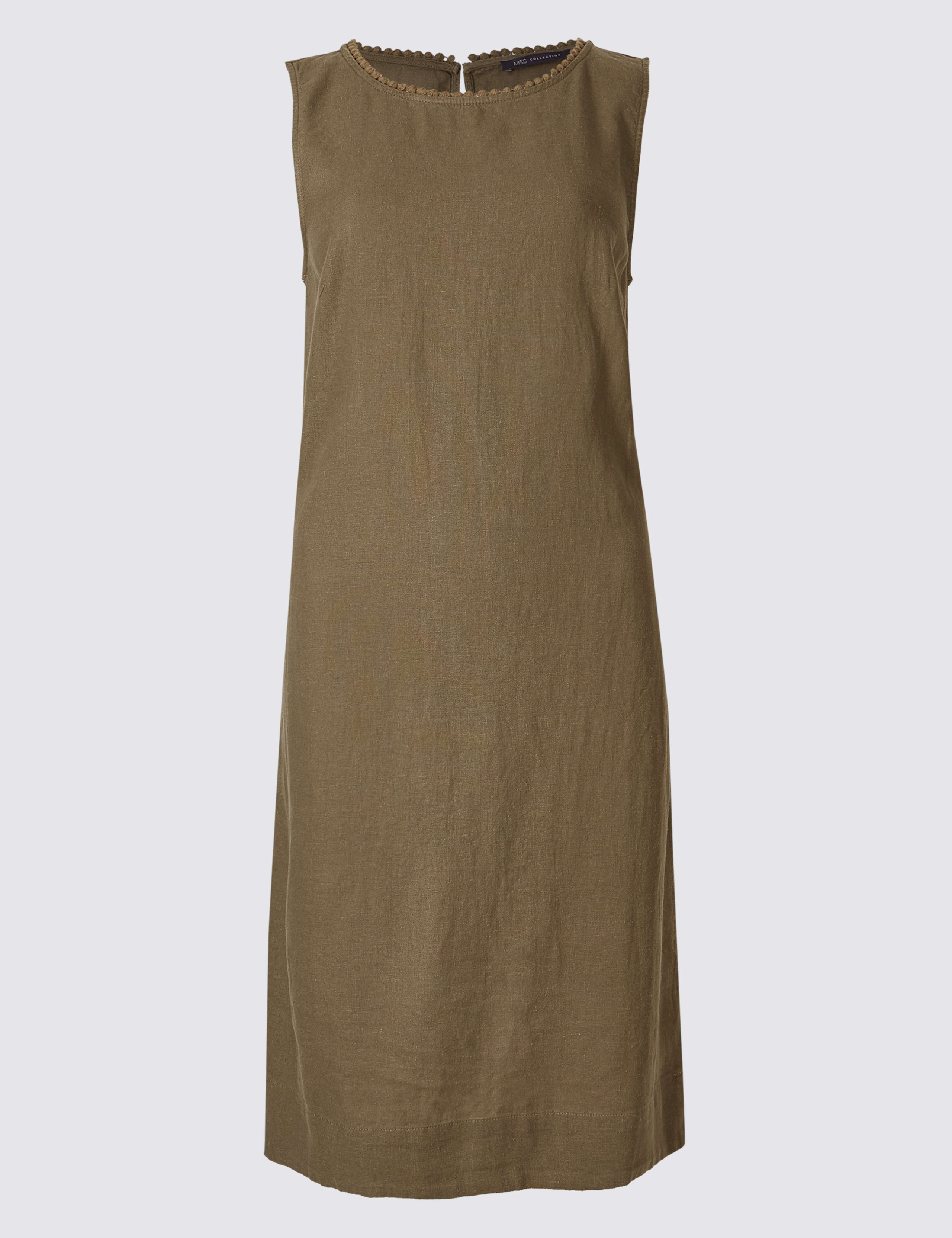 Linen Blend Tunic Dress 2 of 4