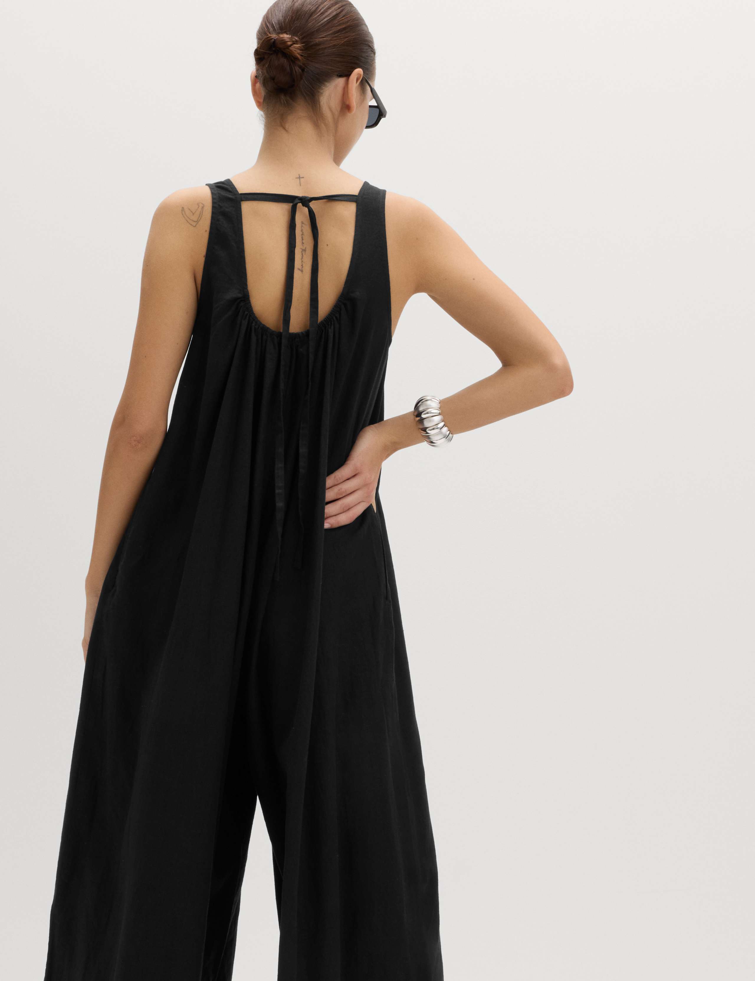 Linen Rich Volume Jumpsuit 4 of 6