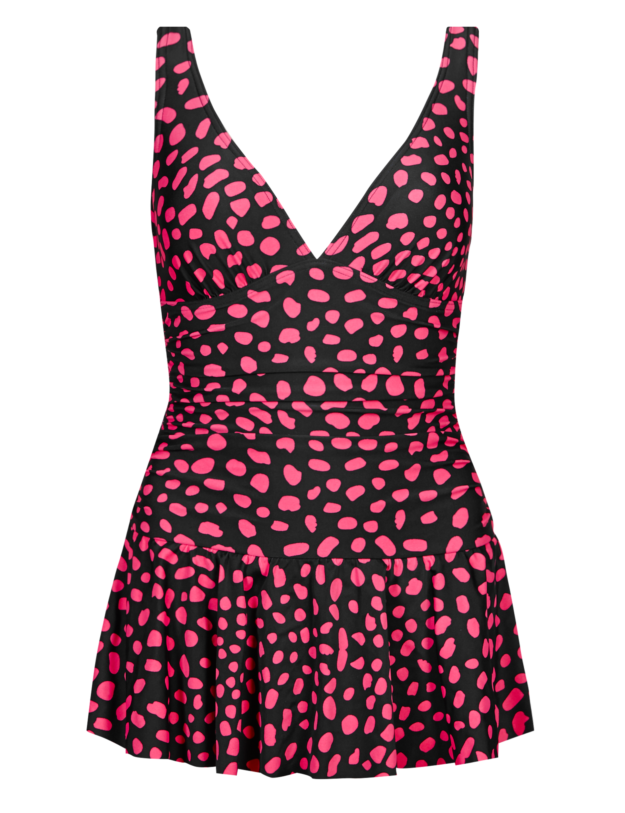 Secret Slimming™ Spot Print Skirted Swimsuit 2 of 3