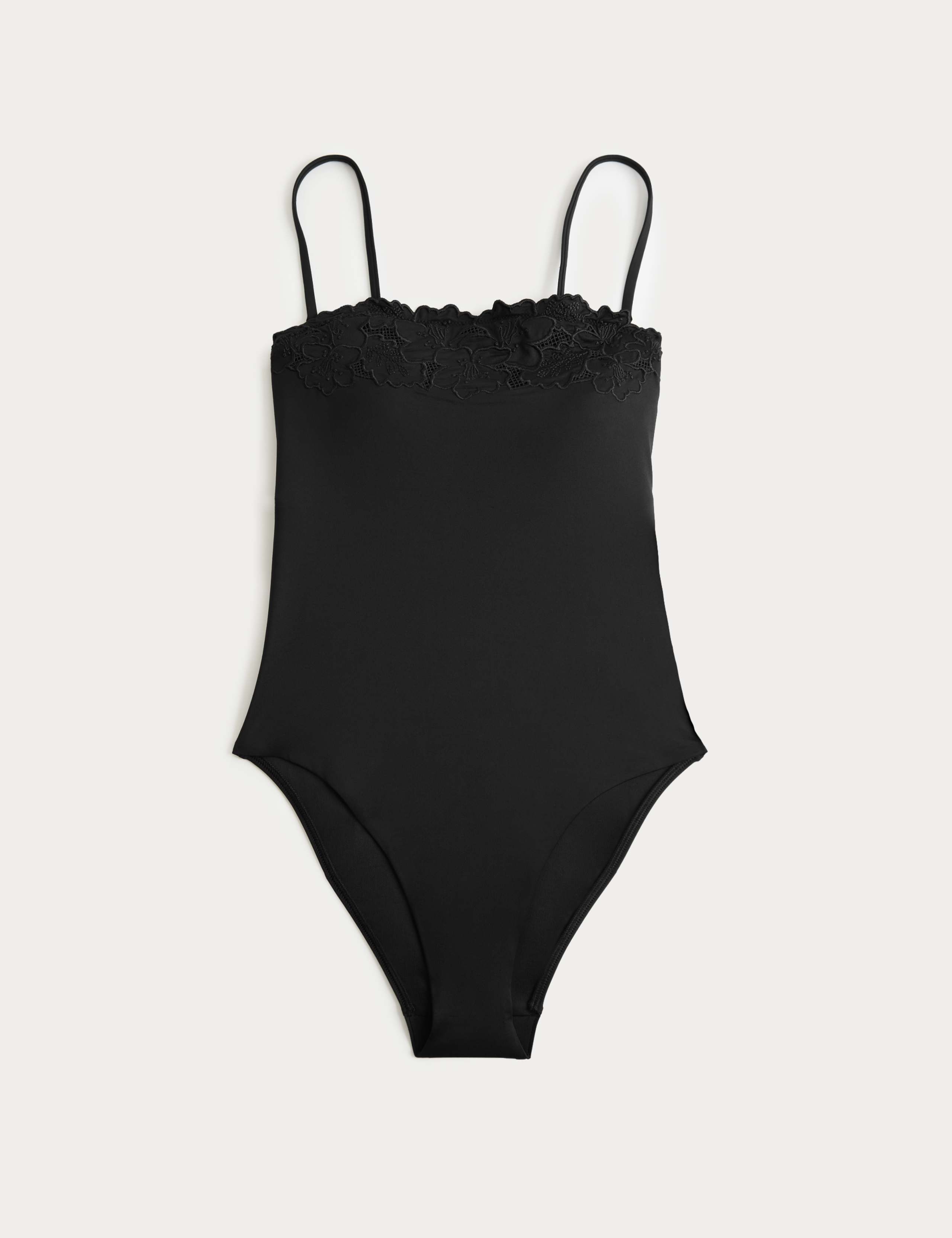 Floral Broderie Bandeau Swimsuit 2 of 2