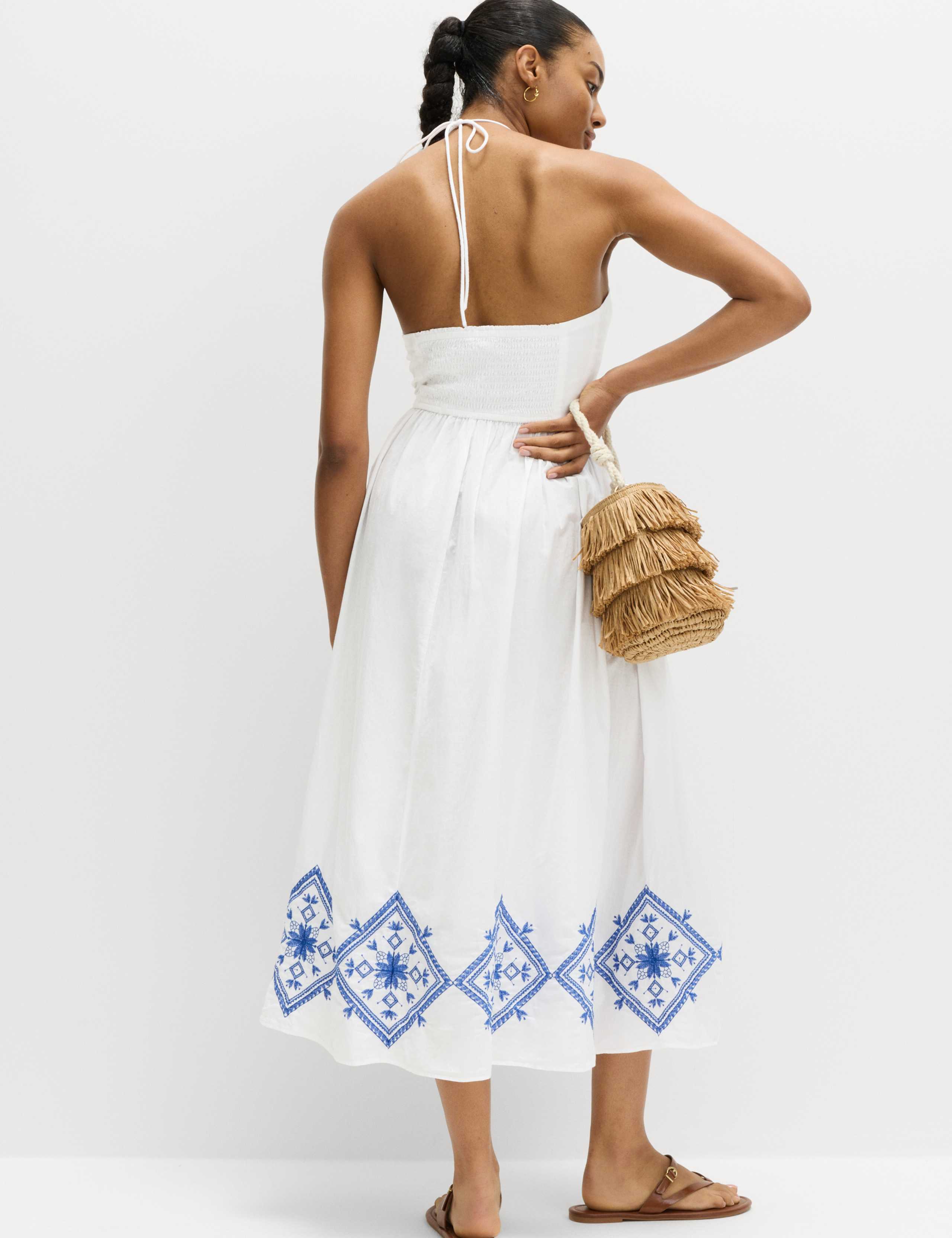 Cutout Embroidered Midaxi Beach Dress 6 of 7