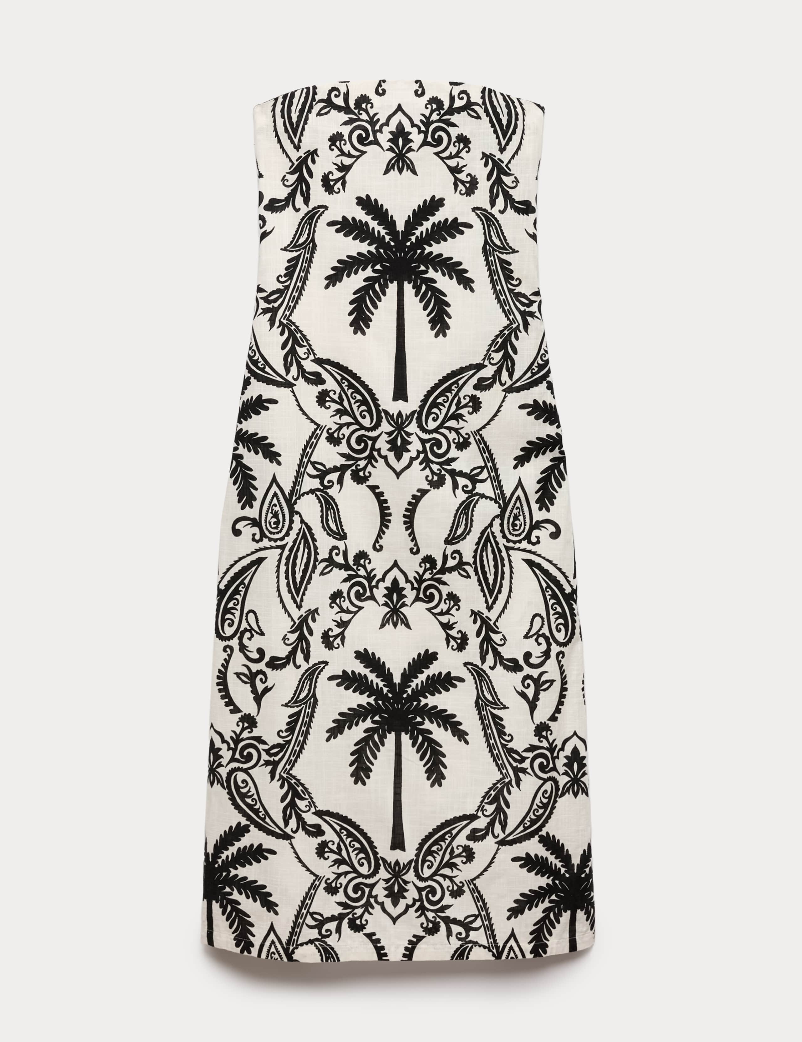 Pure Cotton Printed Midi Bandeau Dress 1 of 1