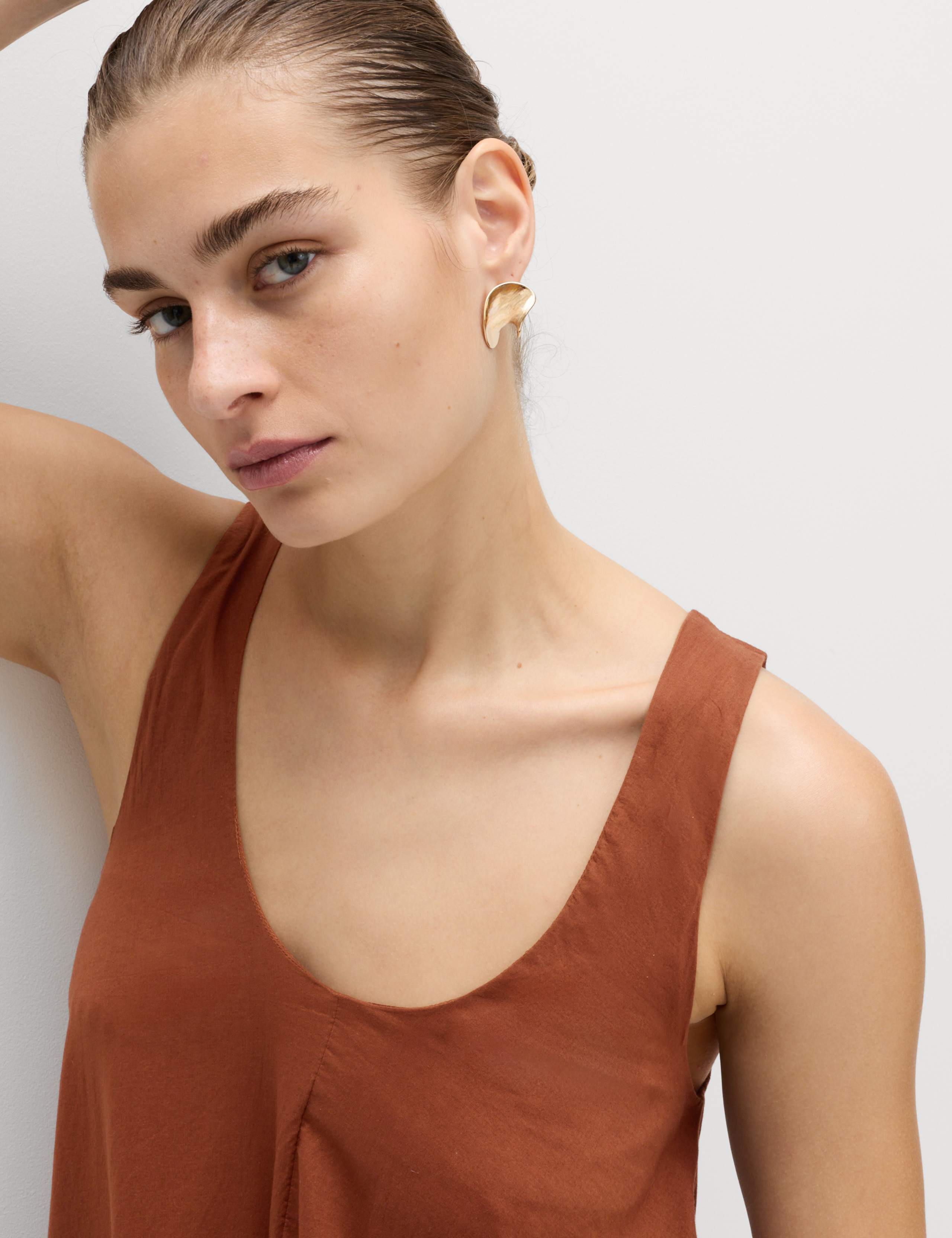 Pure Cotton Maxi Volume Beach Dress 3 of 7