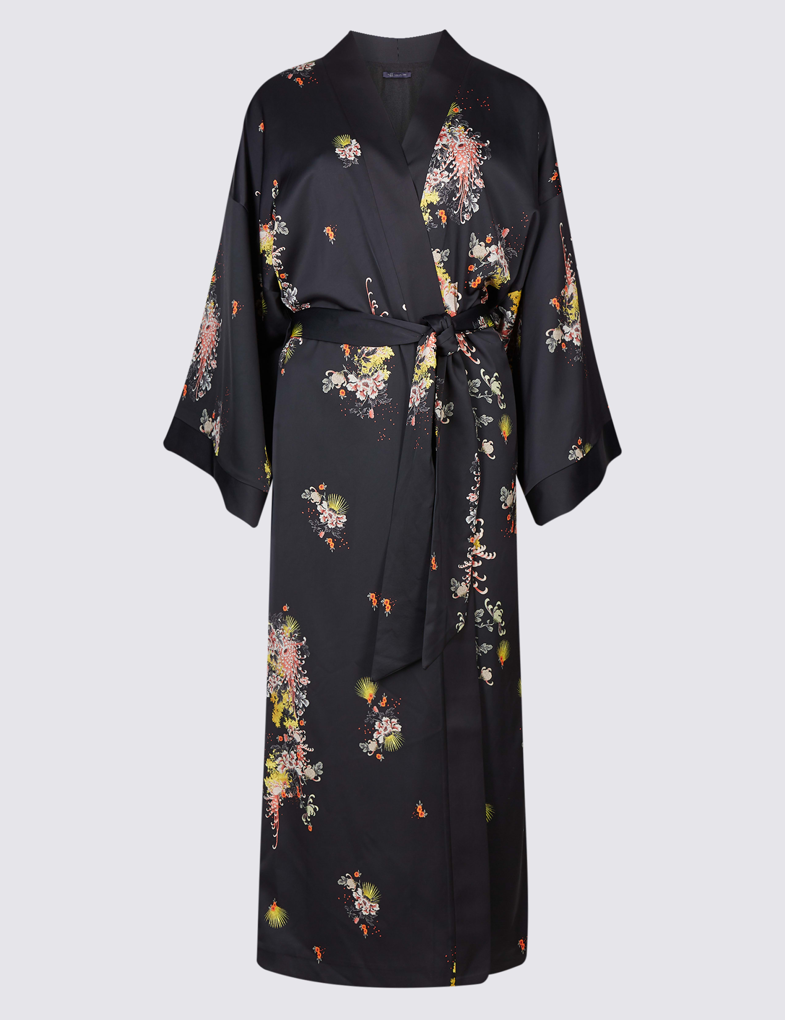 Floral Print Long Sleeve Kimono 2 of 5