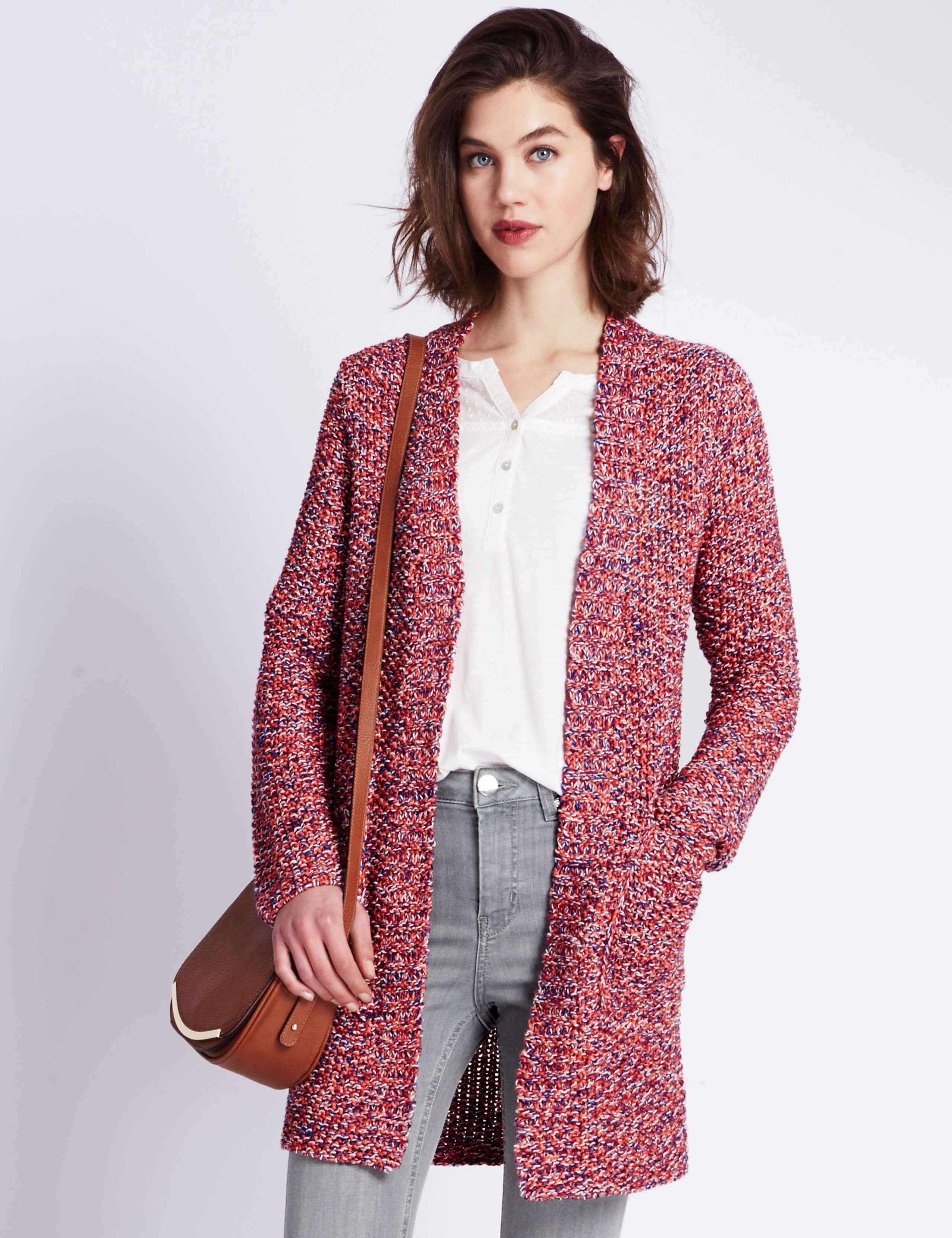 Open Front Longline Cardigan 1 of 3