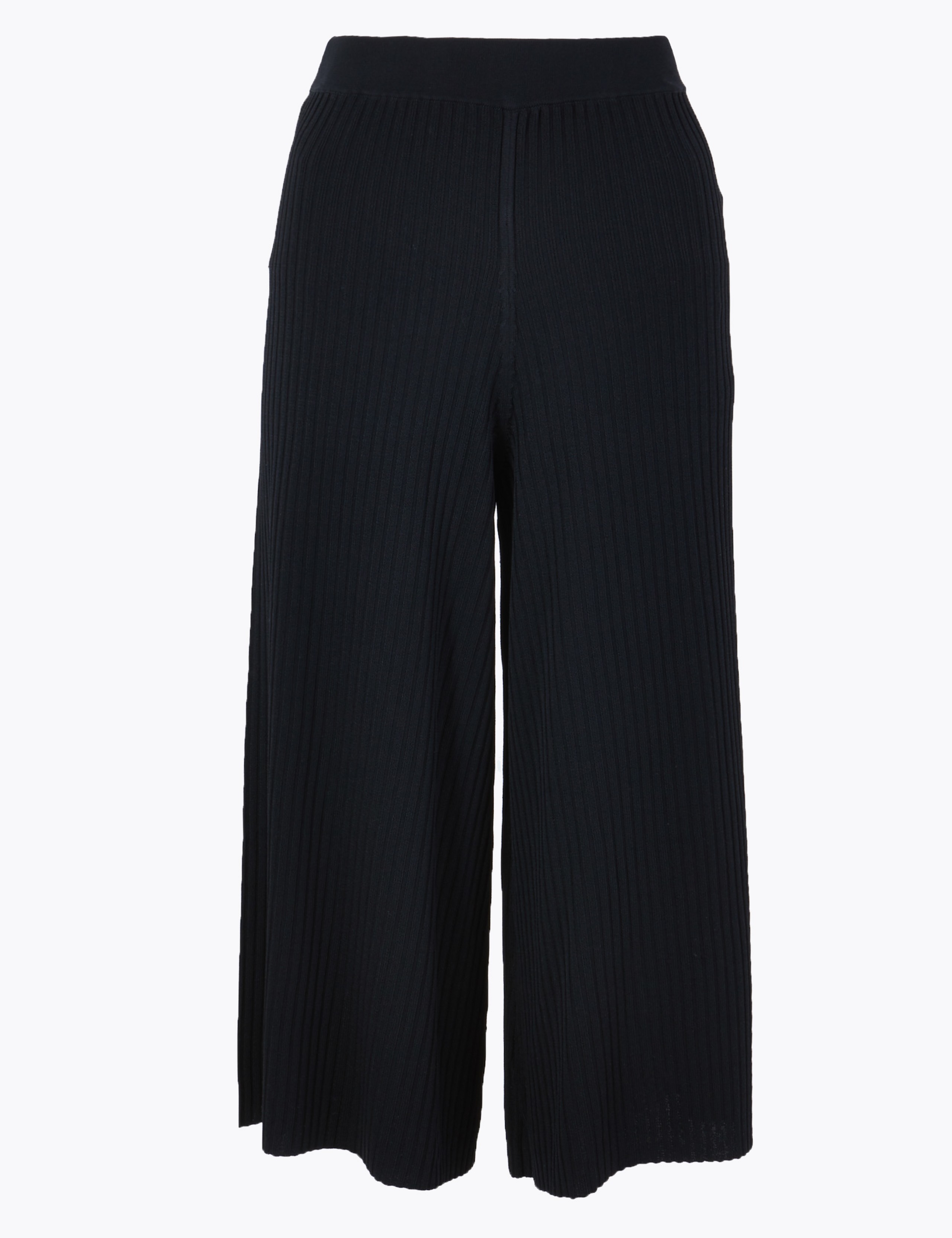 Compact Rib Cropped Length Culottes 2 of 4