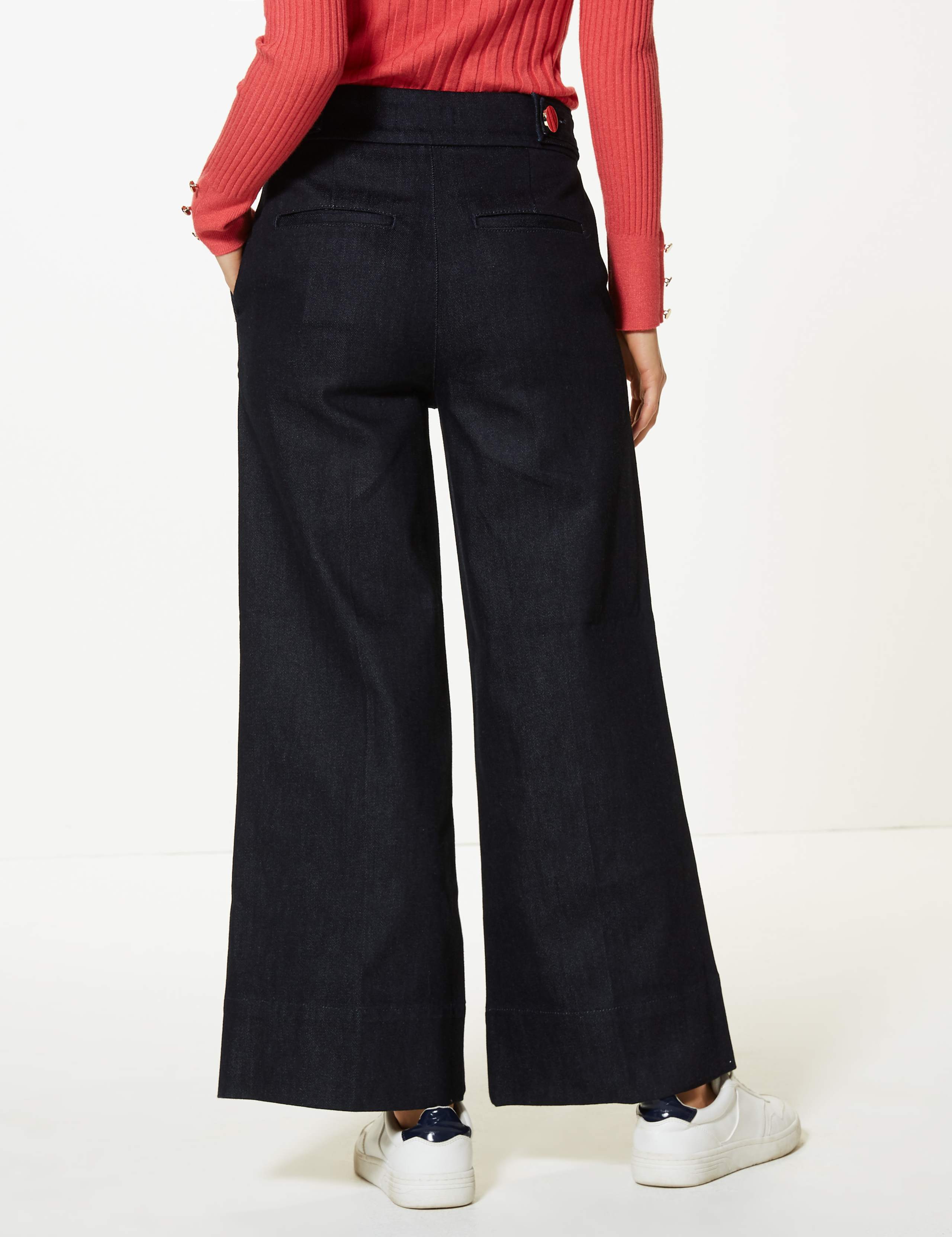 Roma Rise Wide Leg Jeans 3 of 5