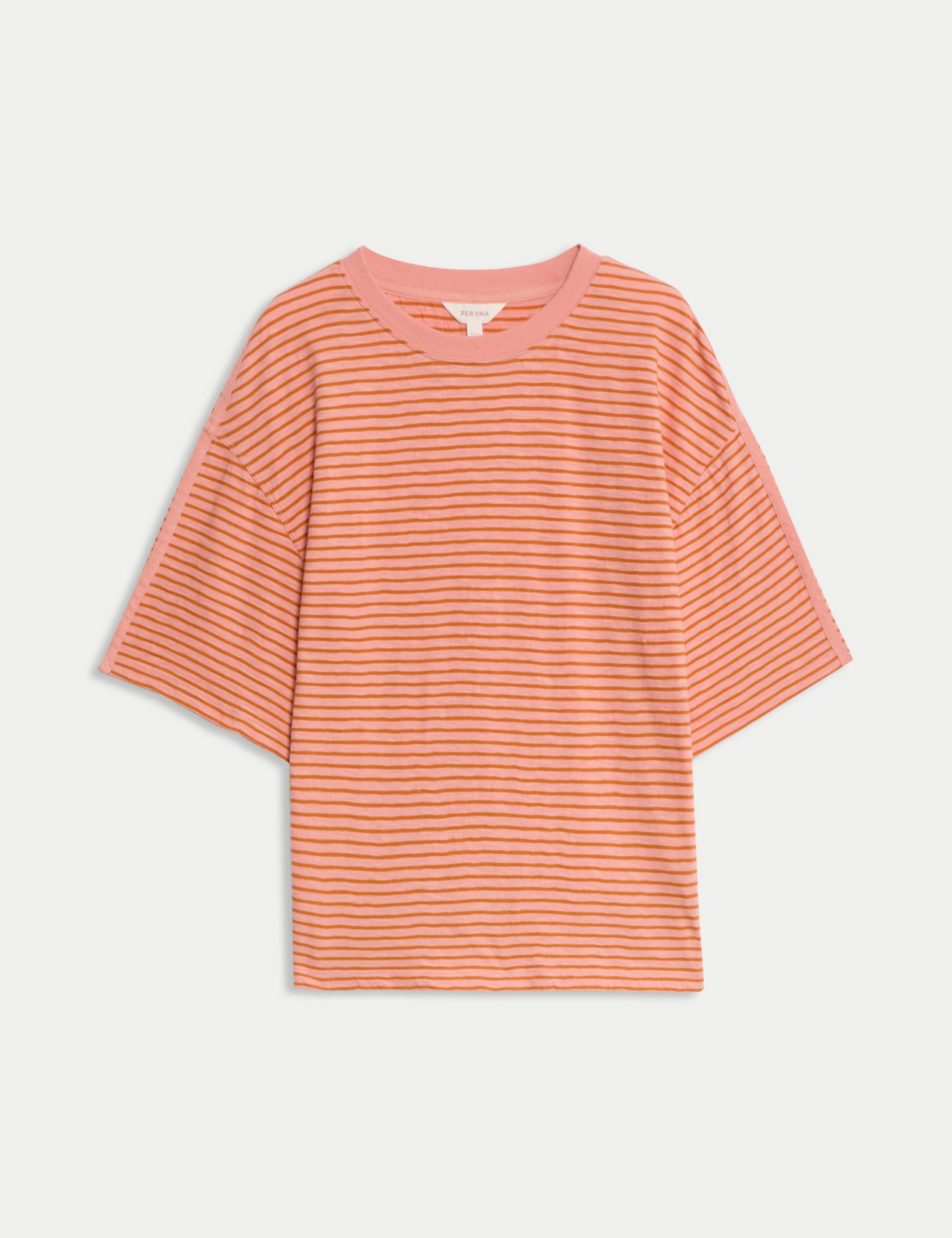 Pure Cotton Striped T-Shirt 2 of 4