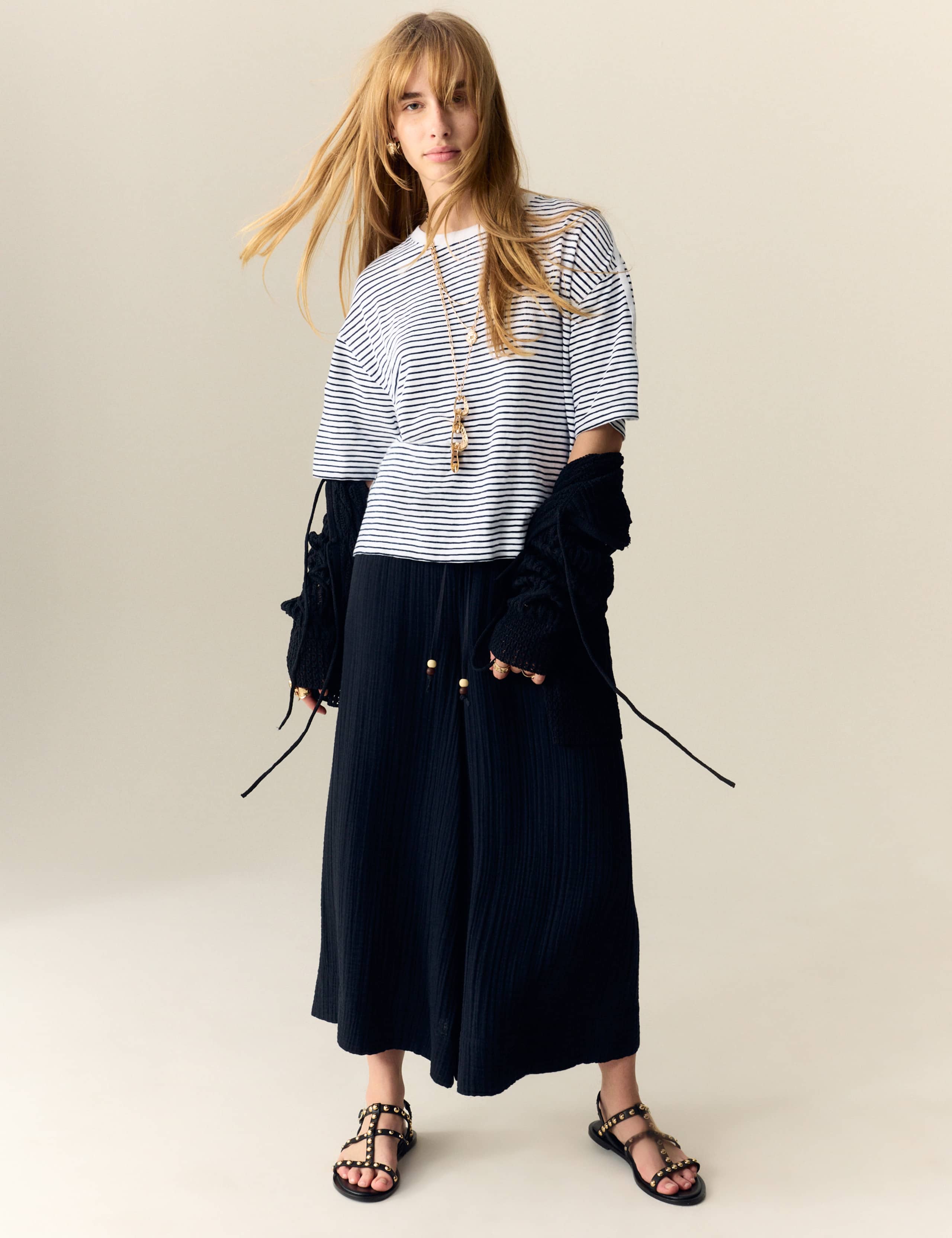 Pure Cotton Striped T-Shirt 4 of 4