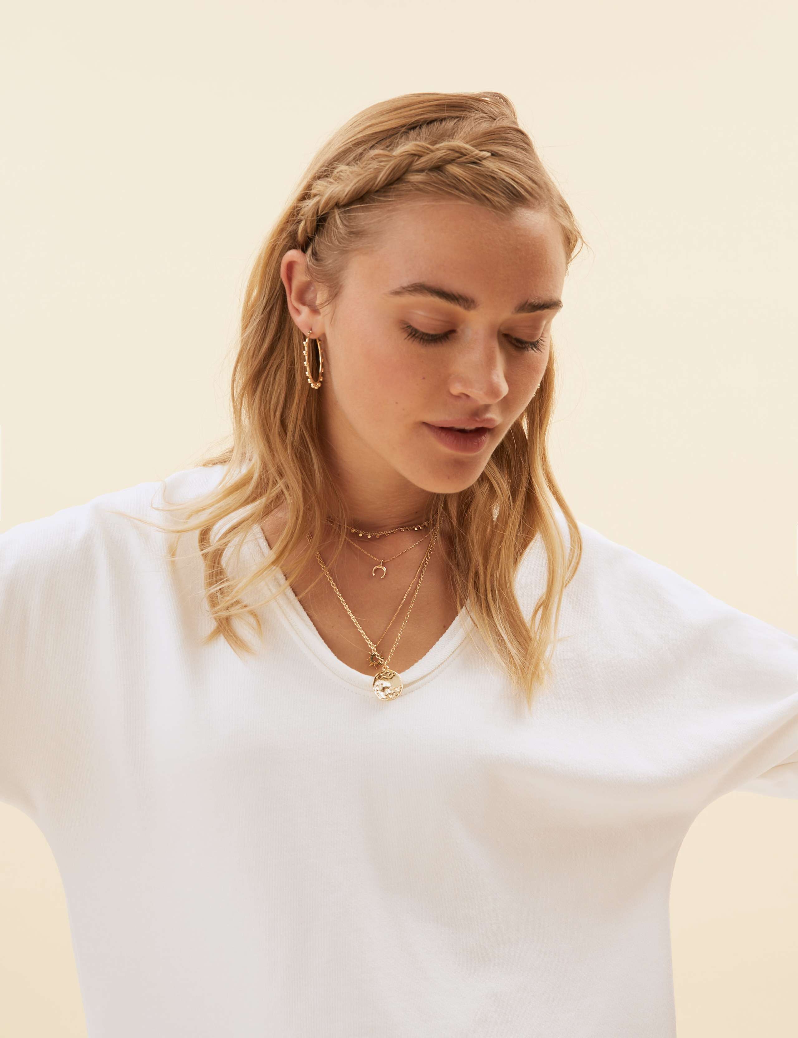 Pure Cotton Relaxed Short Sleeve Sweatshirt 1 of 5
