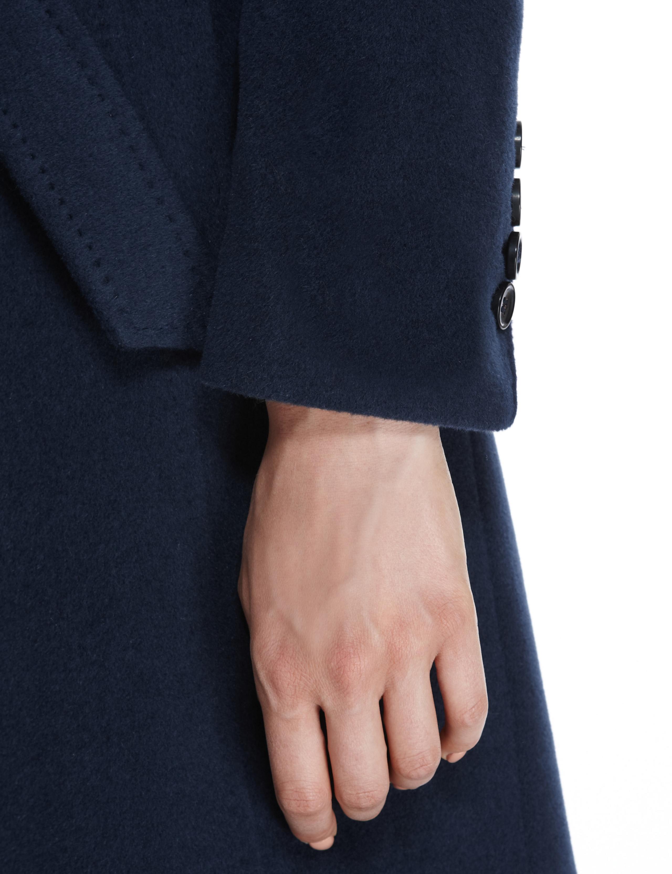 Angora Blend Belted Coat with Wool 9 of 10