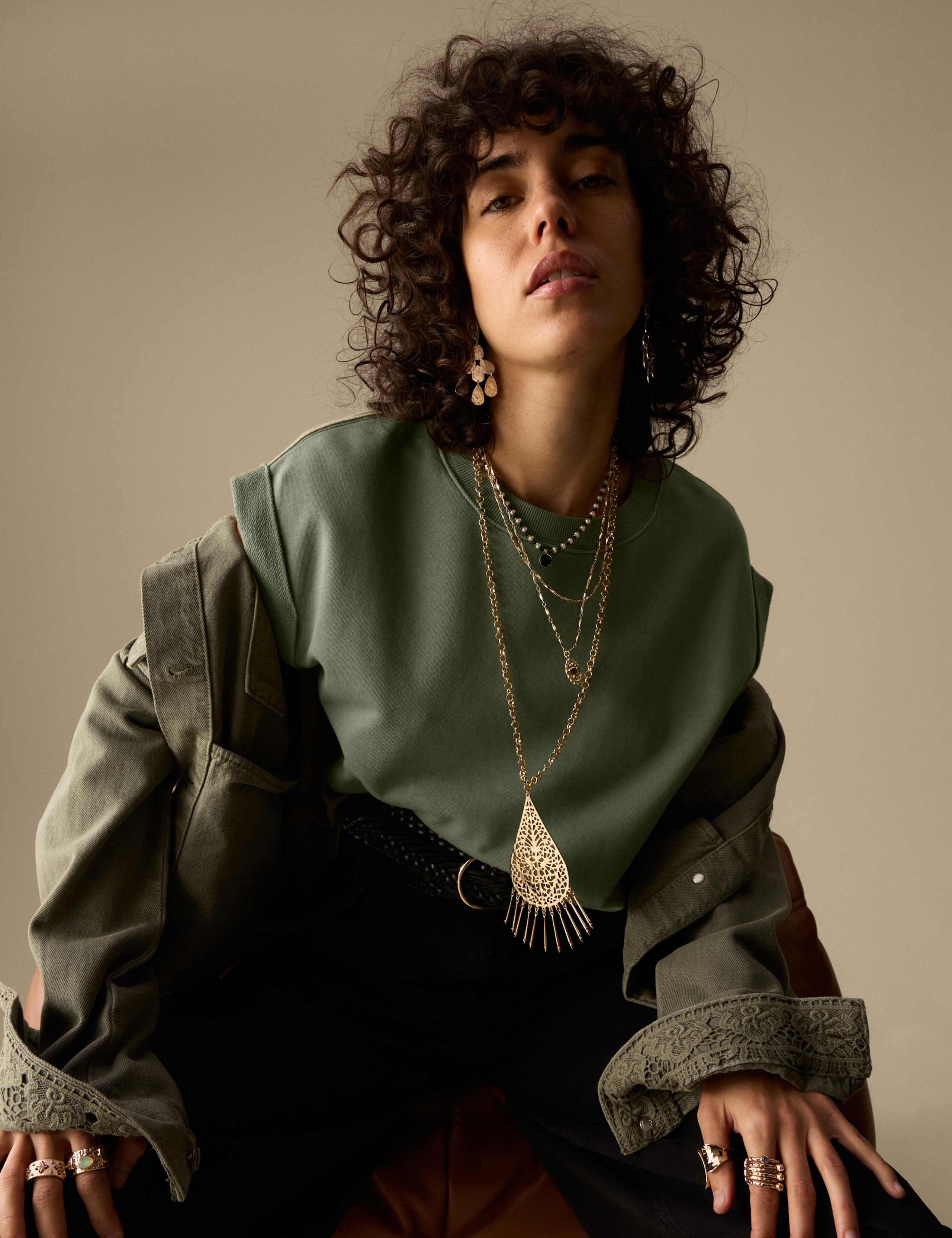 Pure Cotton Sleeveless Sweatshirt 3 of 5