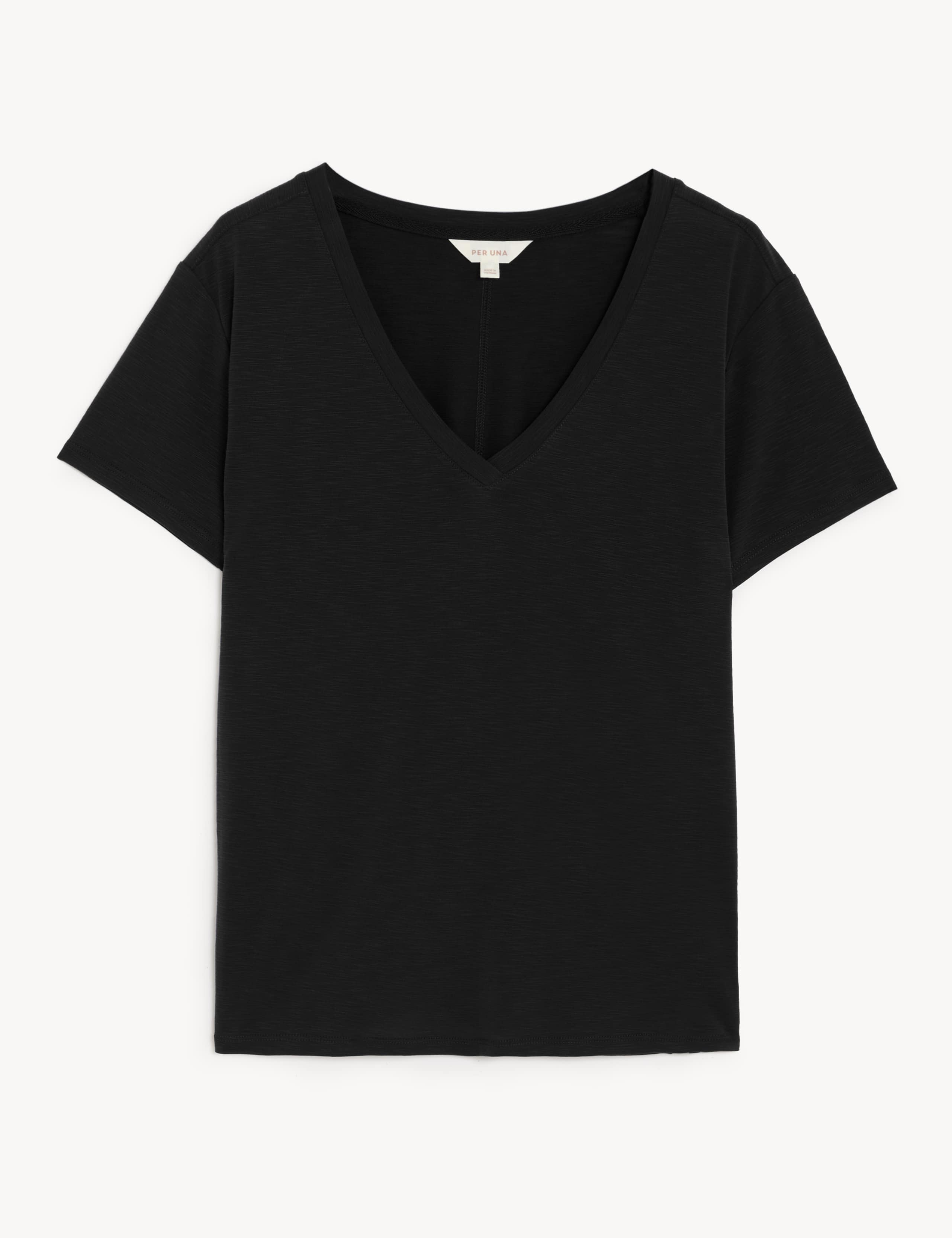 Modal Rich V-Neck T-Shirt 1 of 1