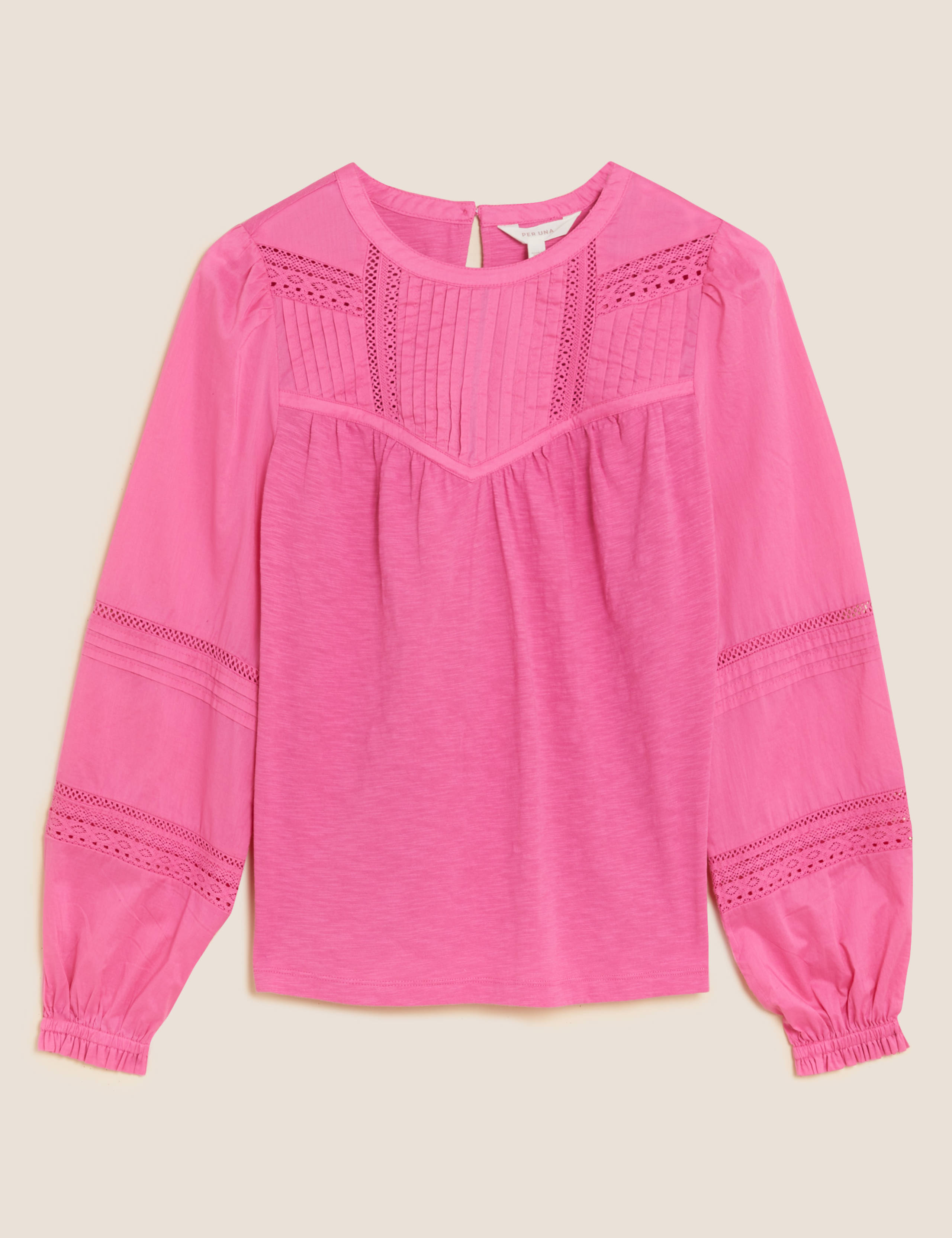 Jersey Round Neck Long Sleeve Top 2 of 7