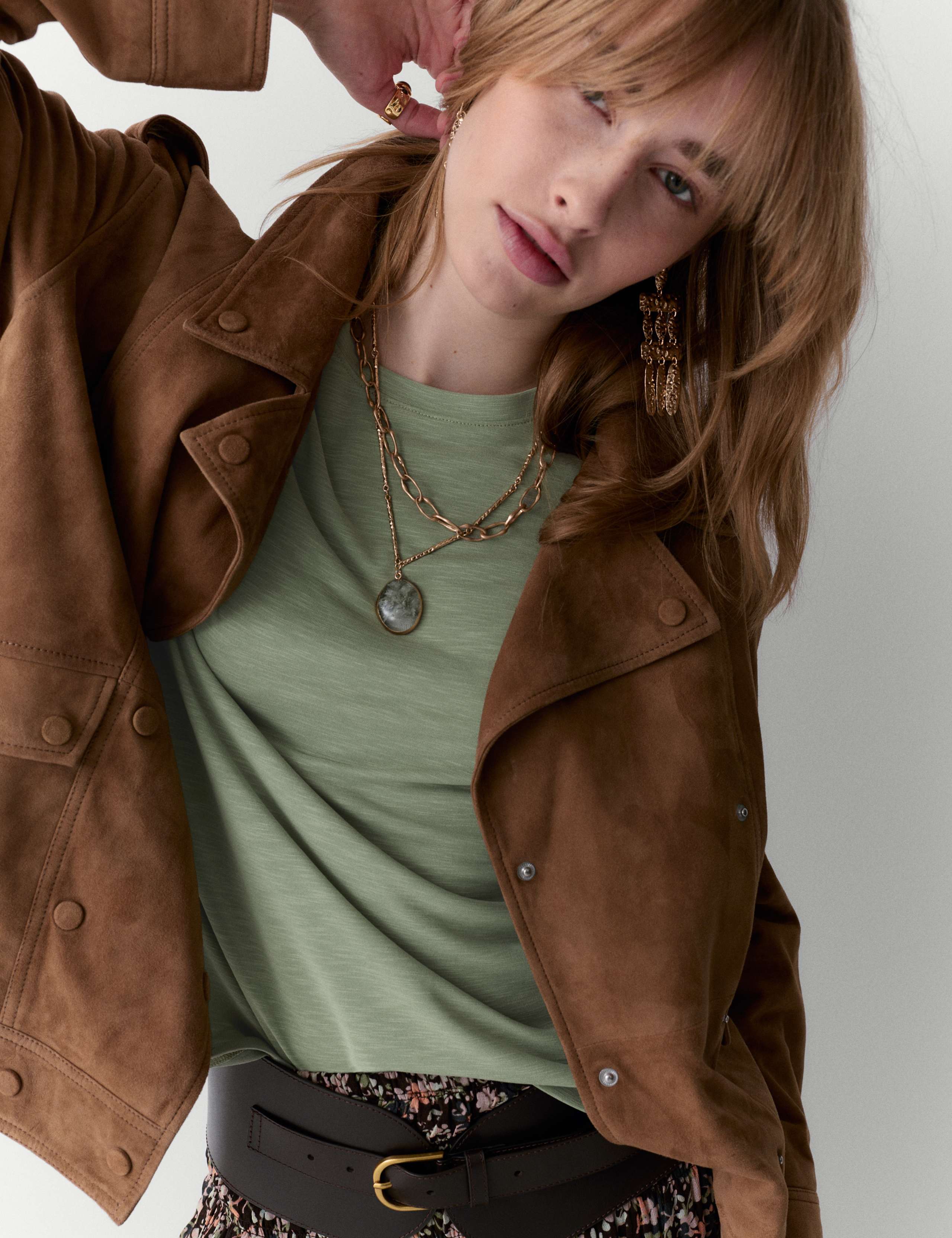 Modal Rich Oversized T-Shirt 1 of 5