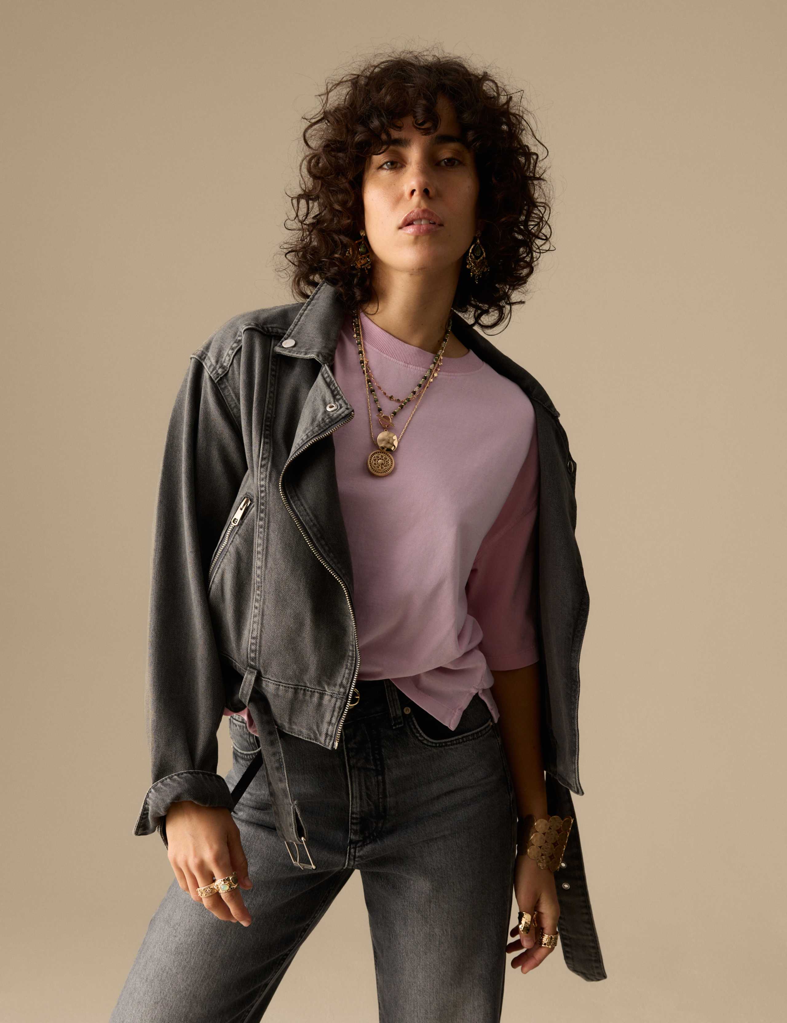 Pure Cotton Short Sleeve Boxy T-Shirt 4 of 5
