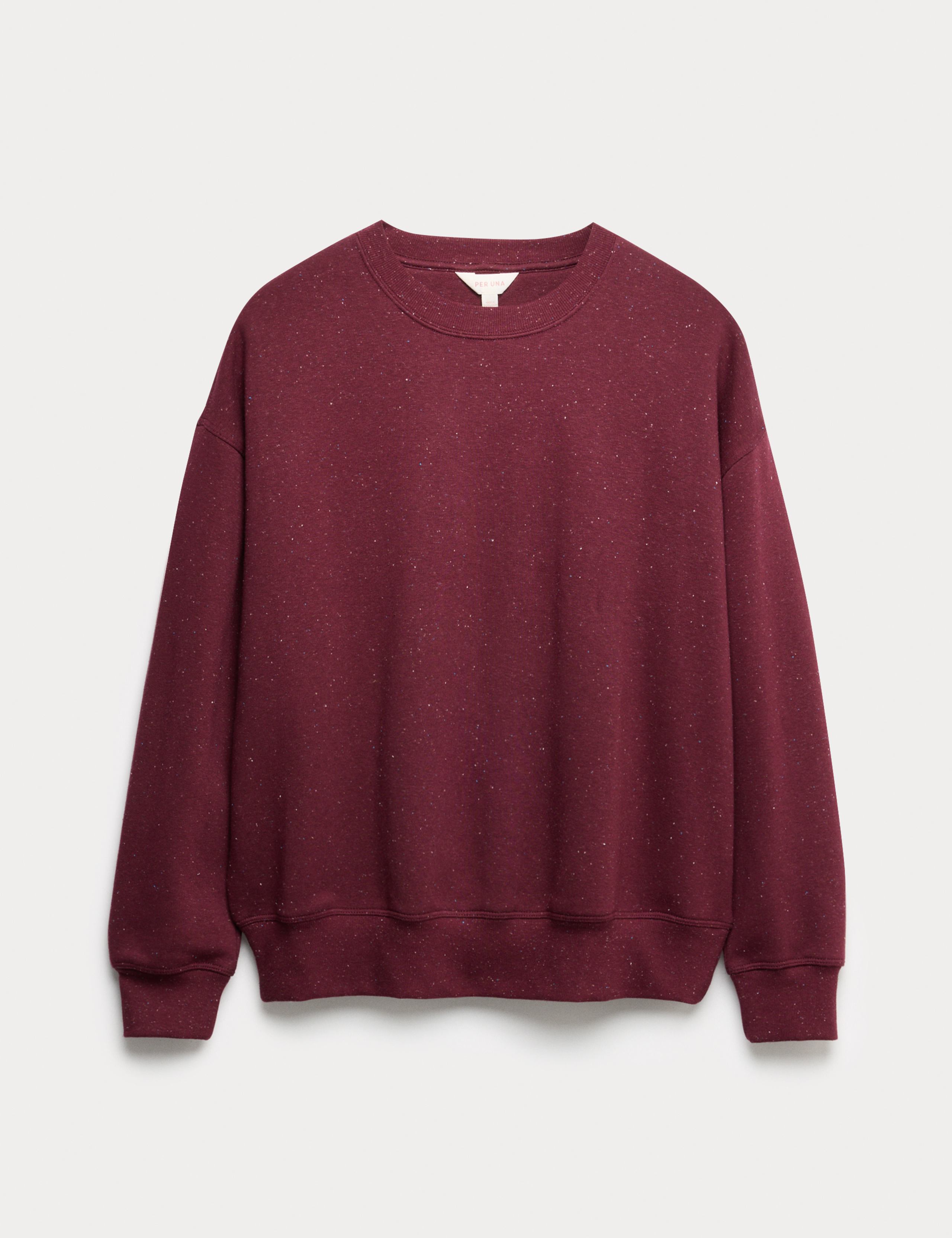 Cotton Rich Fleck Sweatshirt 2 of 5
