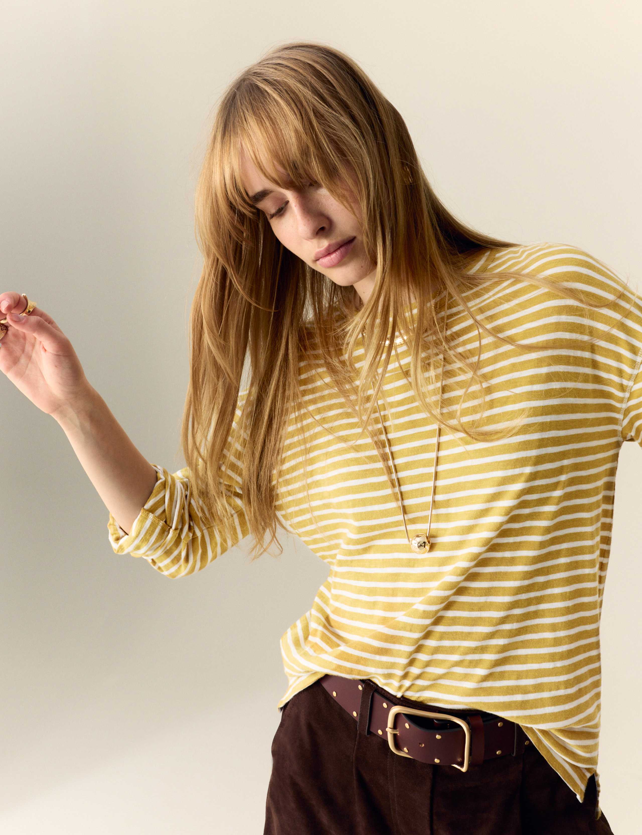 Pure Cotton Striped Top 4 of 4