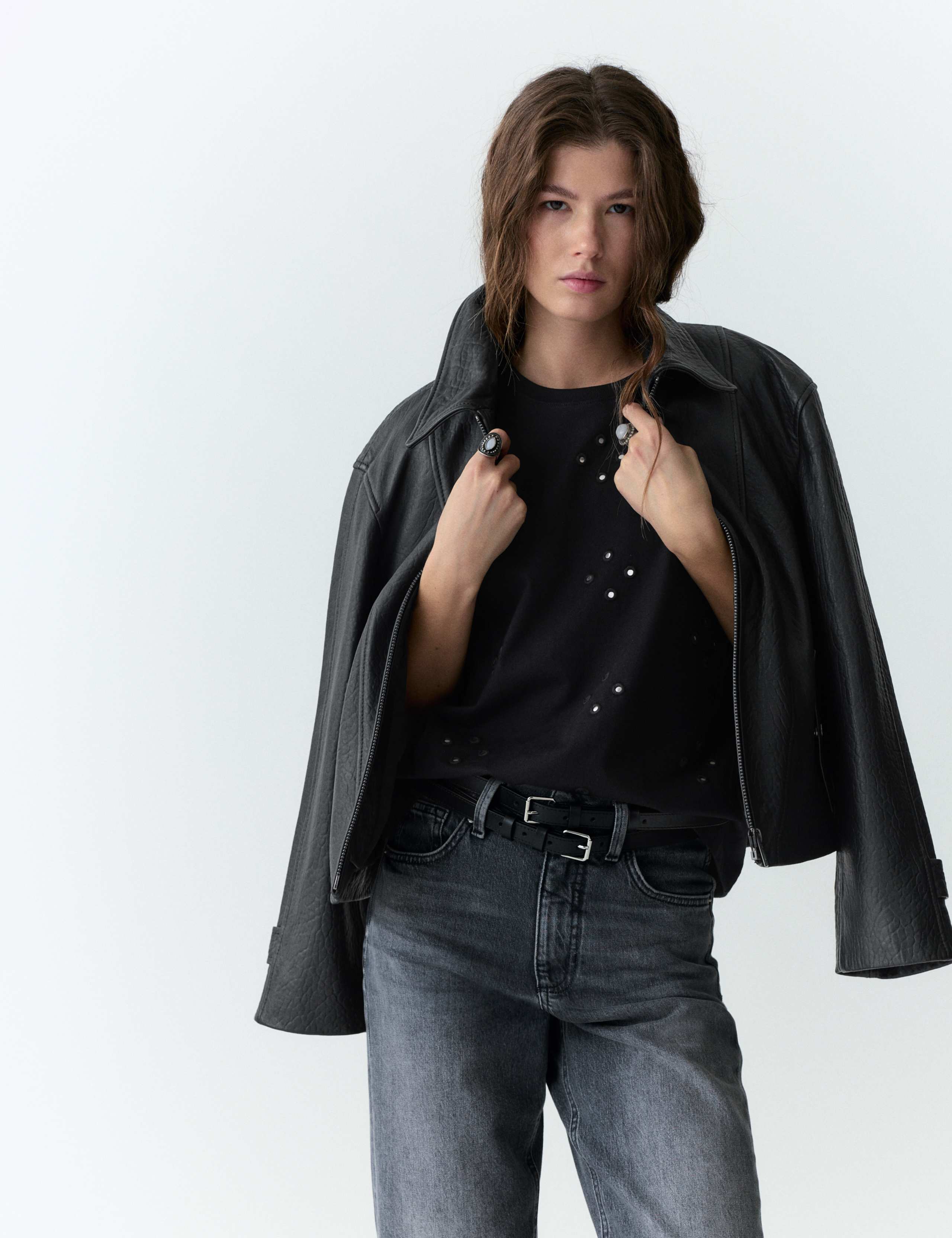 Pure Cotton Mirror Embellished T-Shirt 2 of 4