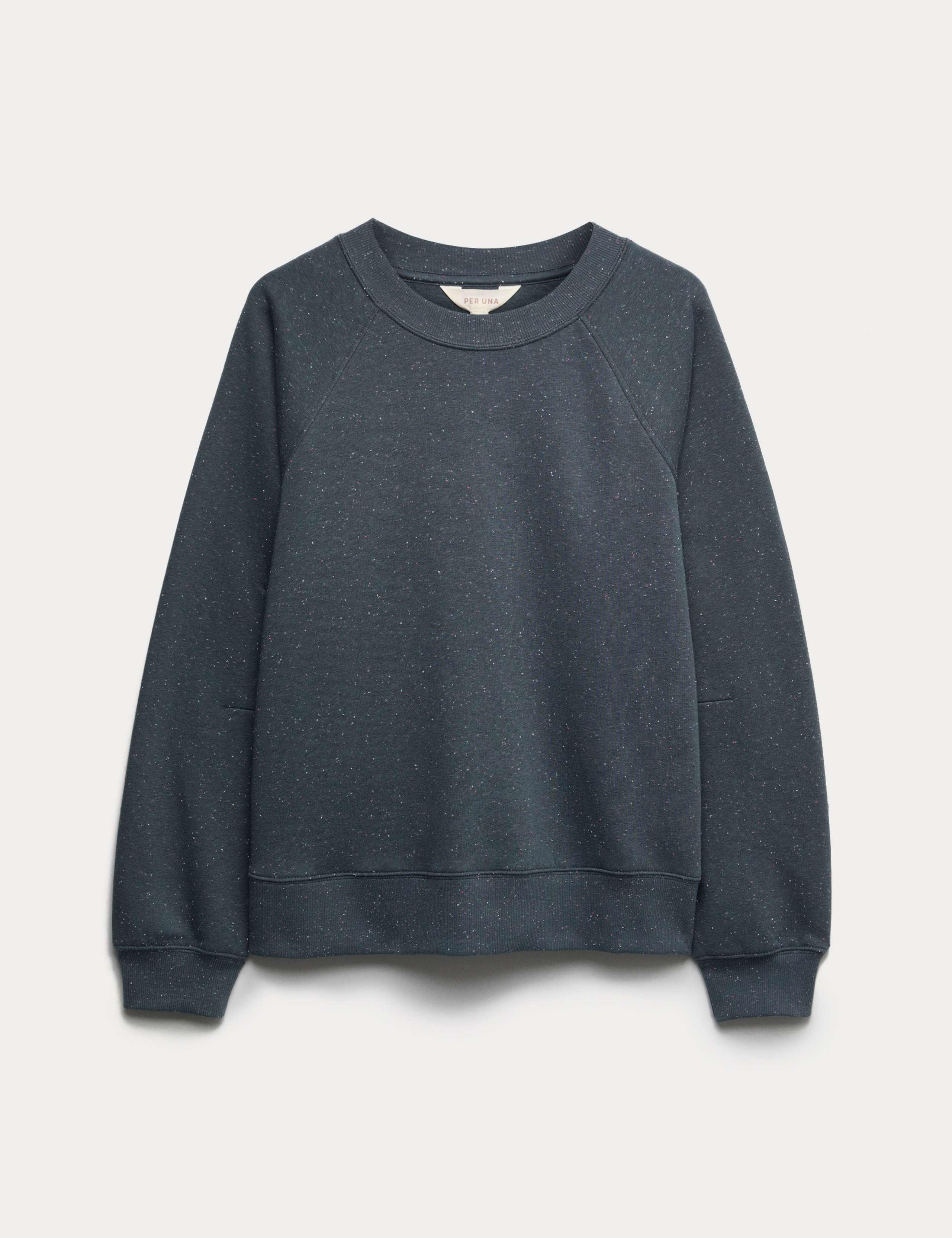 Cotton Rich Fleck Crew Neck Sweatshirt 1 of 1
