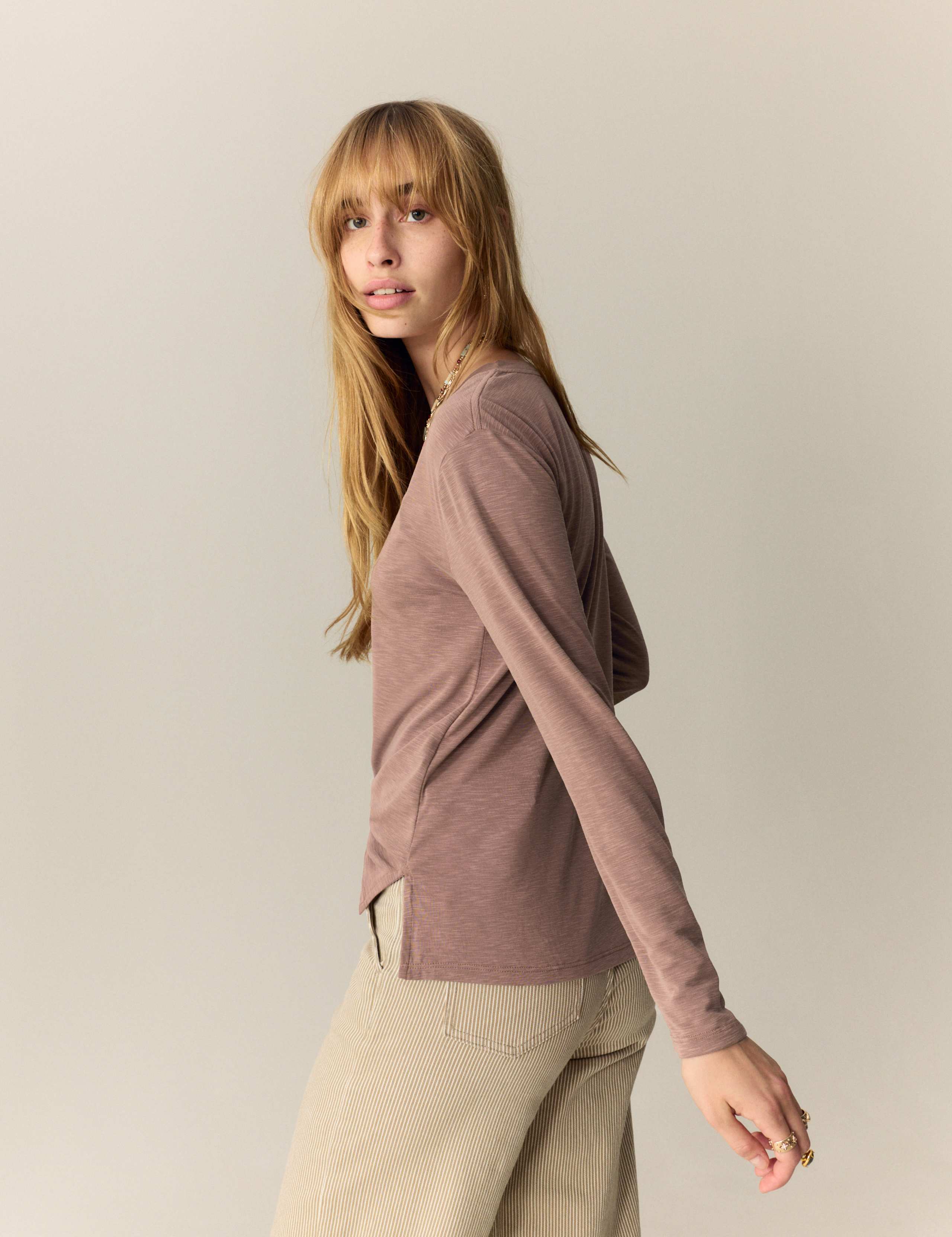 Modal Rich V-Neck Top 3 of 4