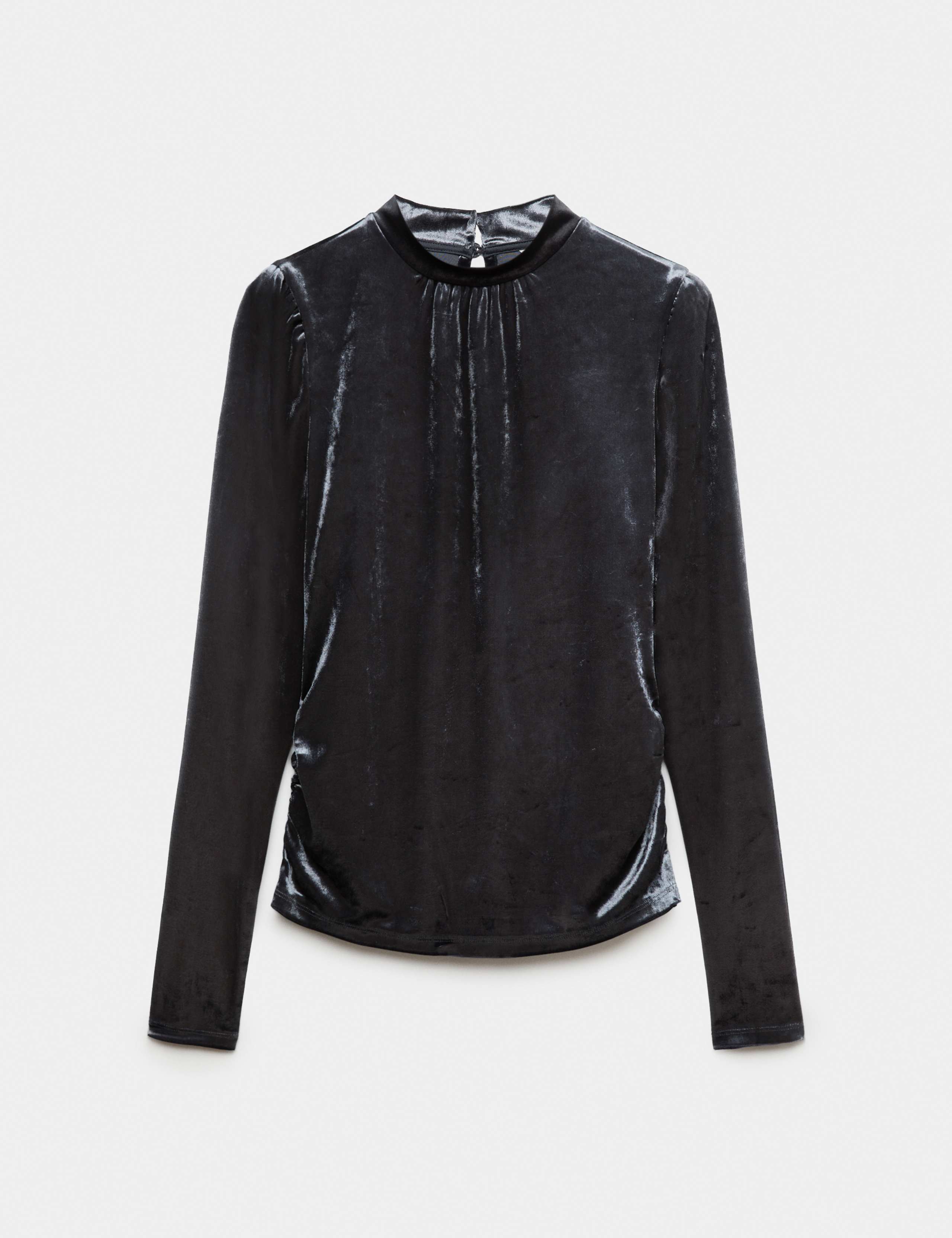 Velvet High Neck Top 2 of 5